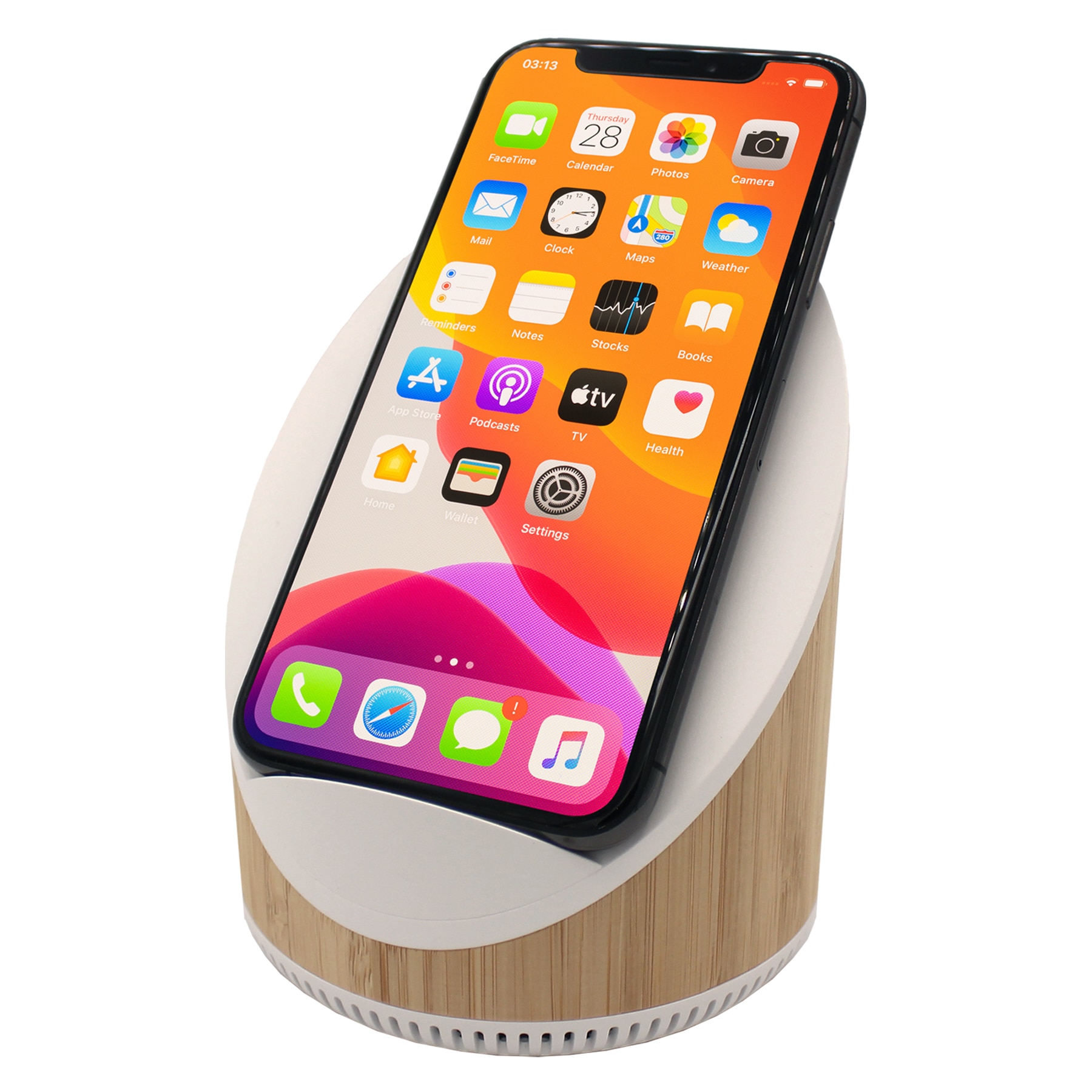 Picture of iBlu Phonic 15W Wireless Charger and Bluetooth Speaker