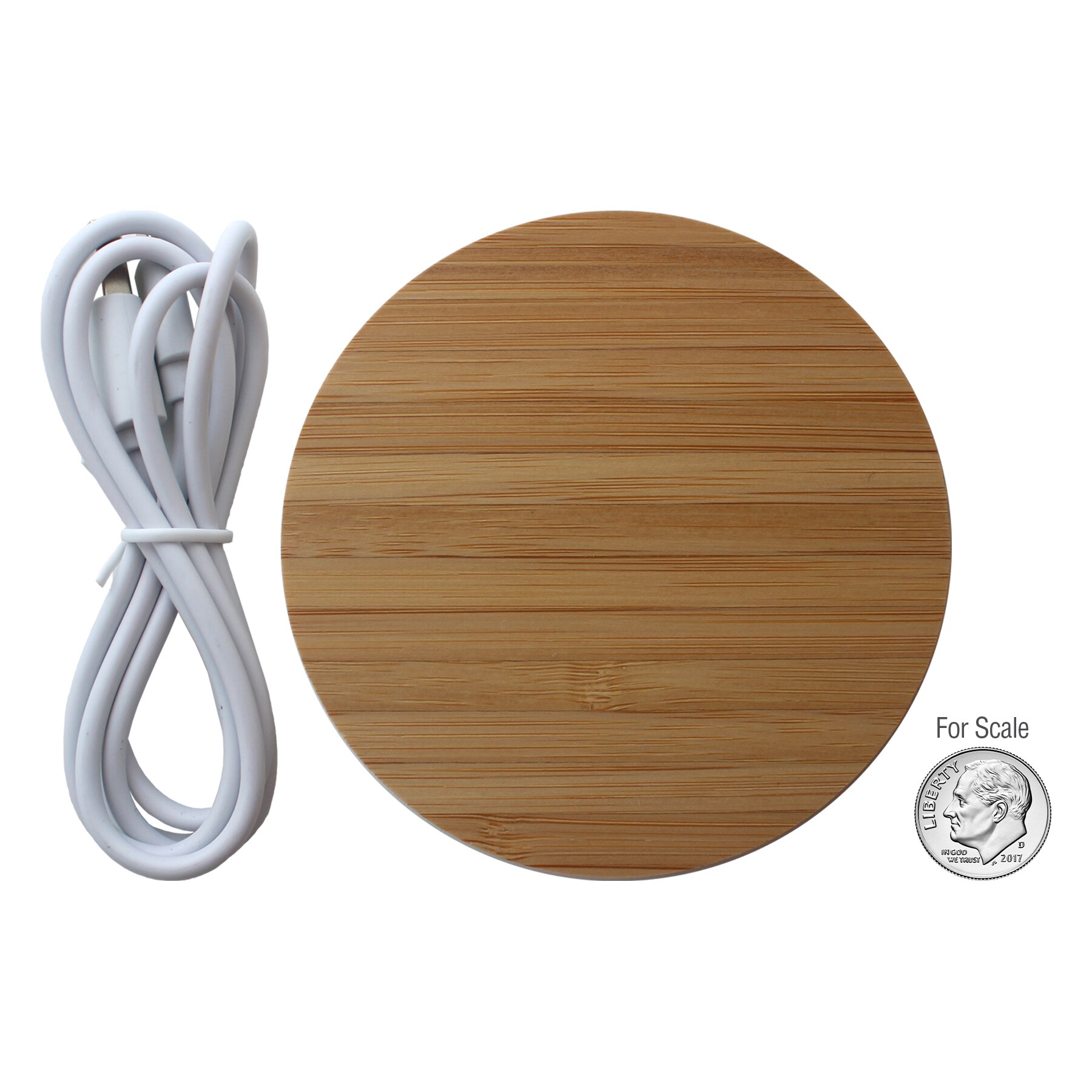 Picture of iDisc Bamboo 15W Wireless Charger