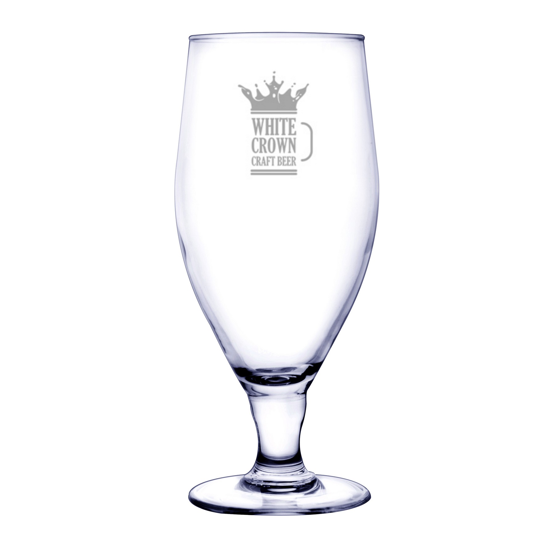 Picture of 12.75 oz Pilsner Selection Footed Pilsner Glass (Deep Etch)