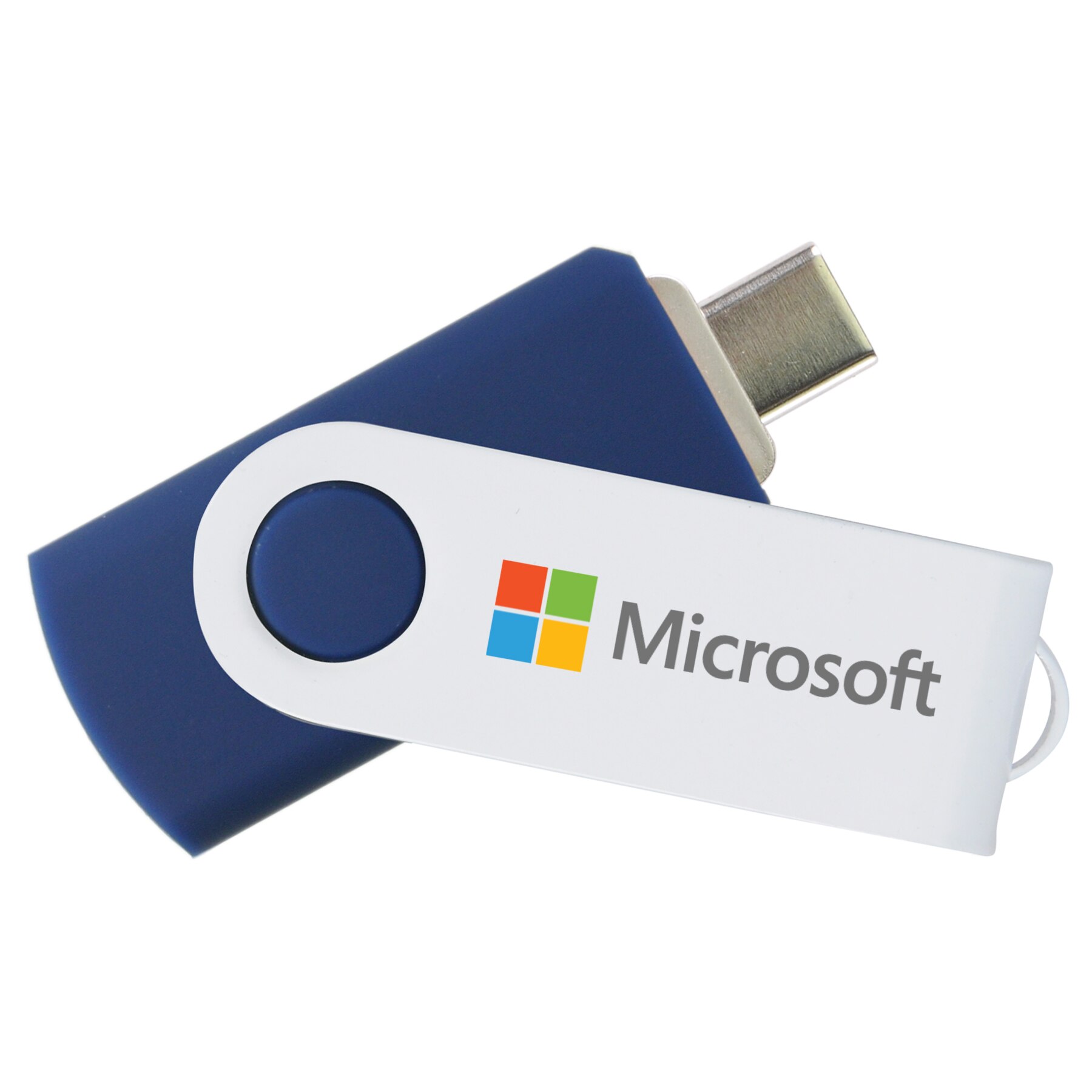 Picture of iClick® Type-C White Swivel USB Flash Drive 16GB
