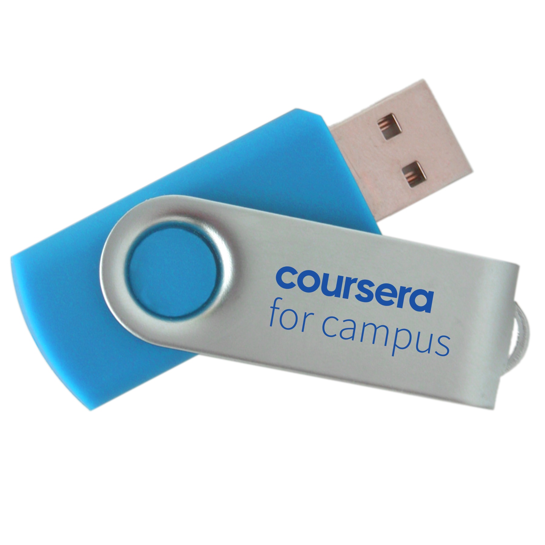 Picture of iClickÂ® 3.0 Silver Swivel USB Flash Drive 32GB