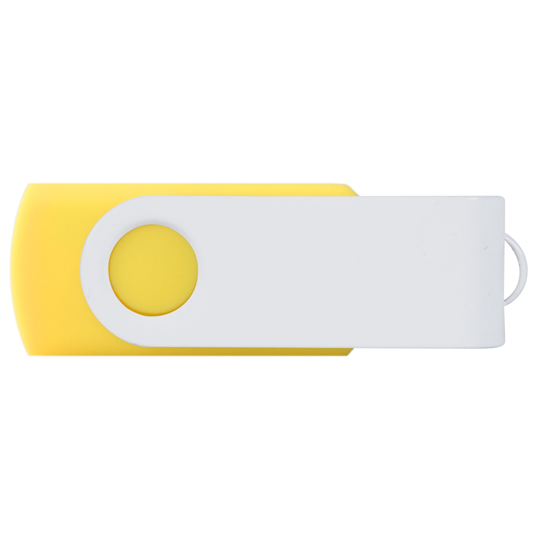 Picture of iClick® White Swivel USB Flash Drive 16GB