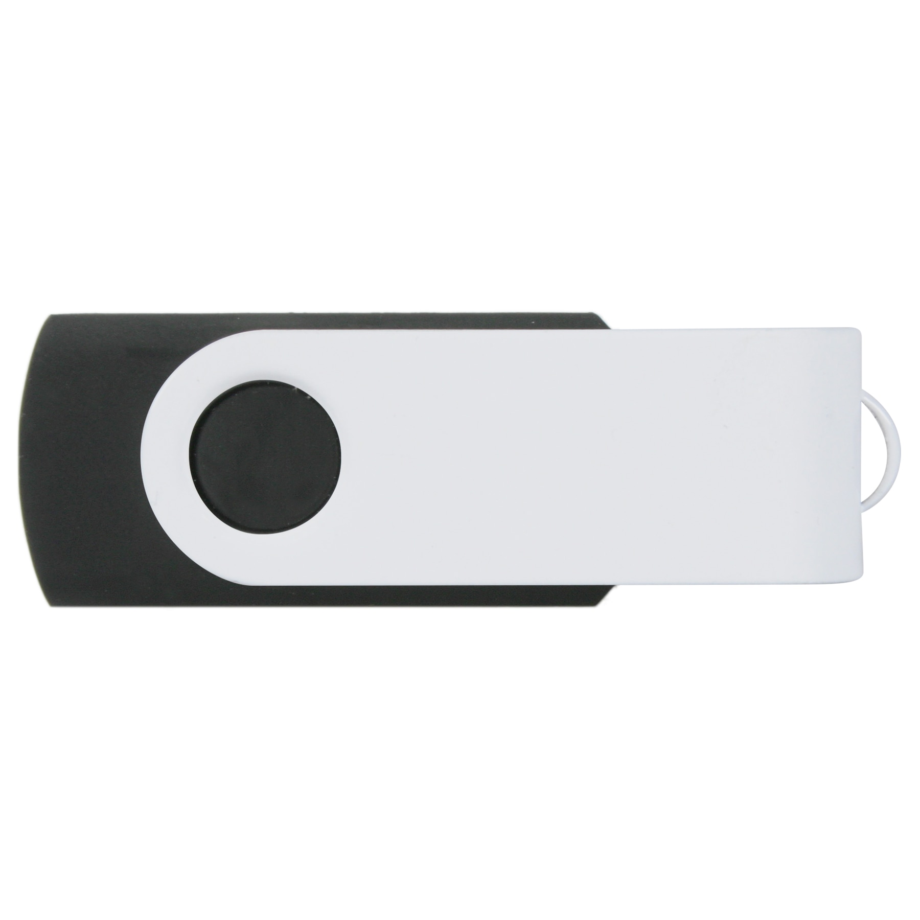 Picture of iClick® White Swivel USB Flash Drive 8GB