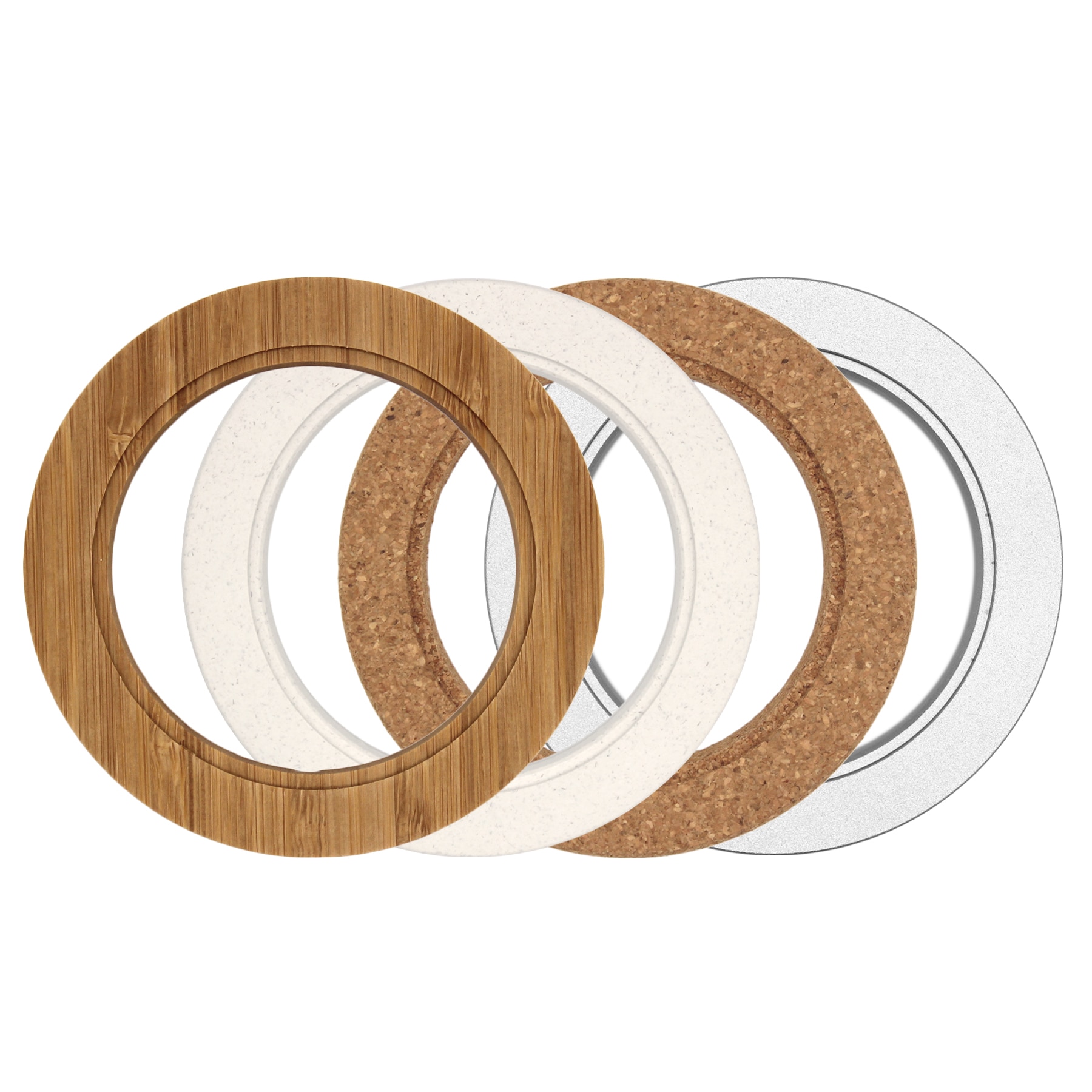 Picture of iBevel Plus 15W Wireless Charger With Bamboo Trim
