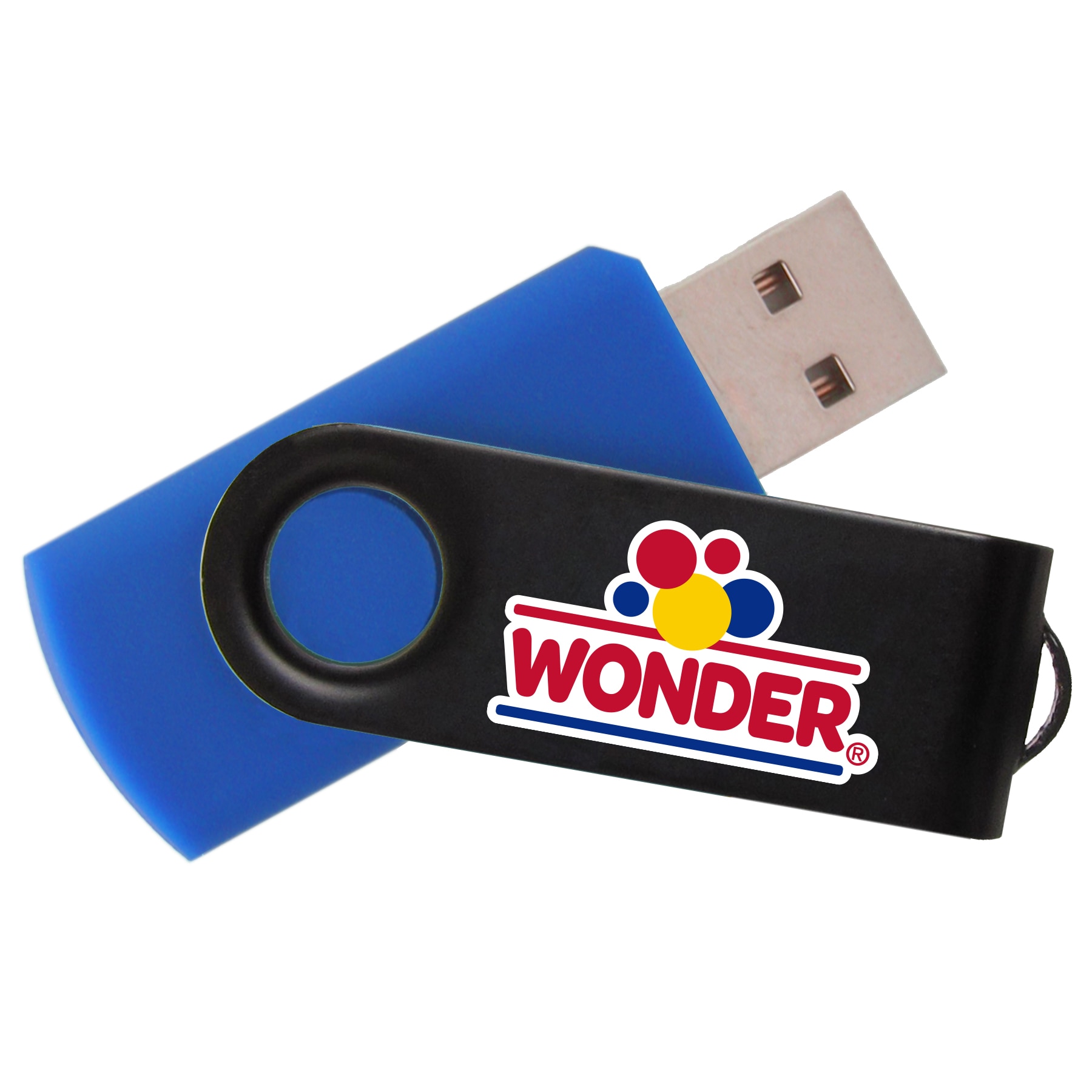 Picture of iClick® 3.0 Black Swivel USB Flash Drive 64GB