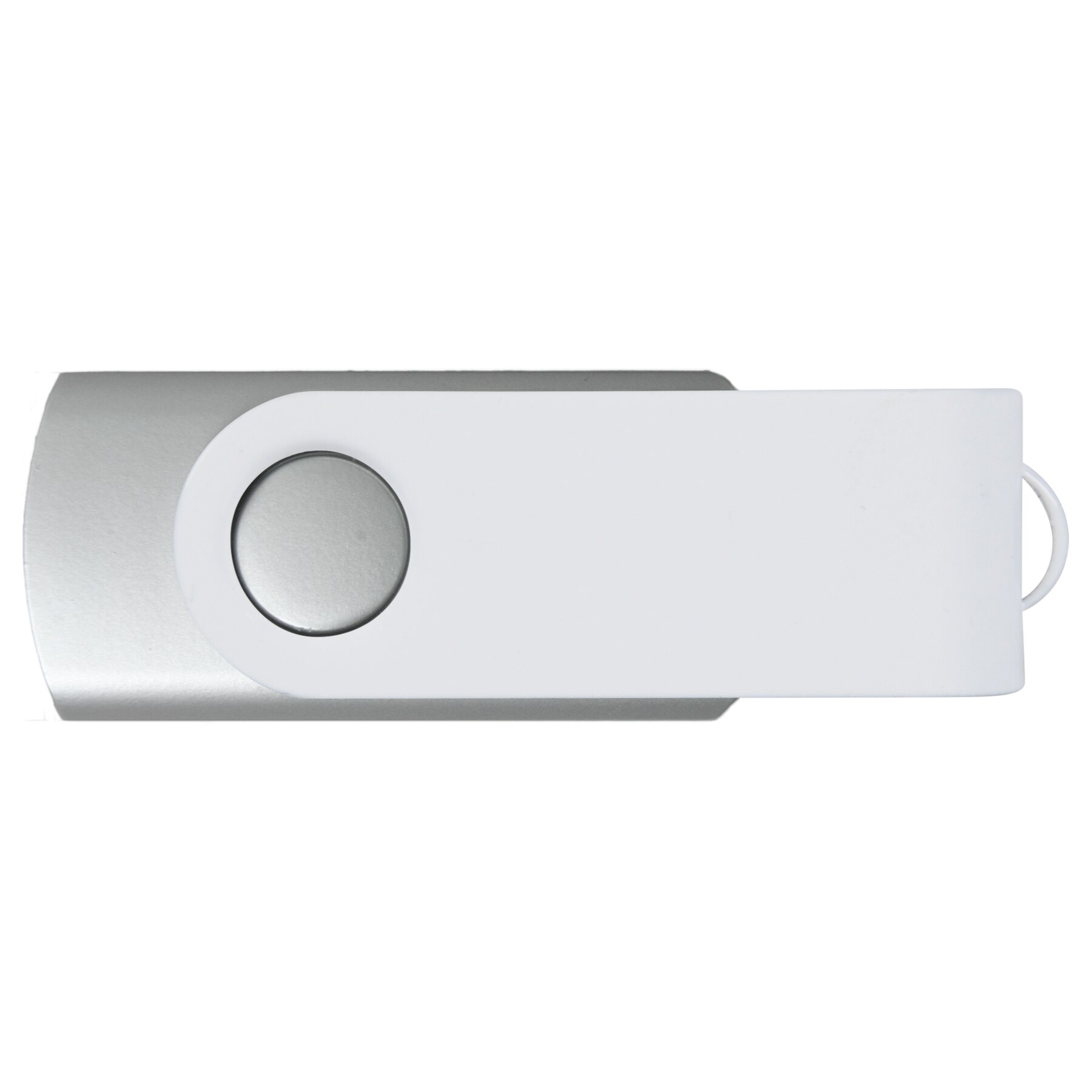 Picture of iClick® 3.0 White Swivel USB Flash Drive 16GB