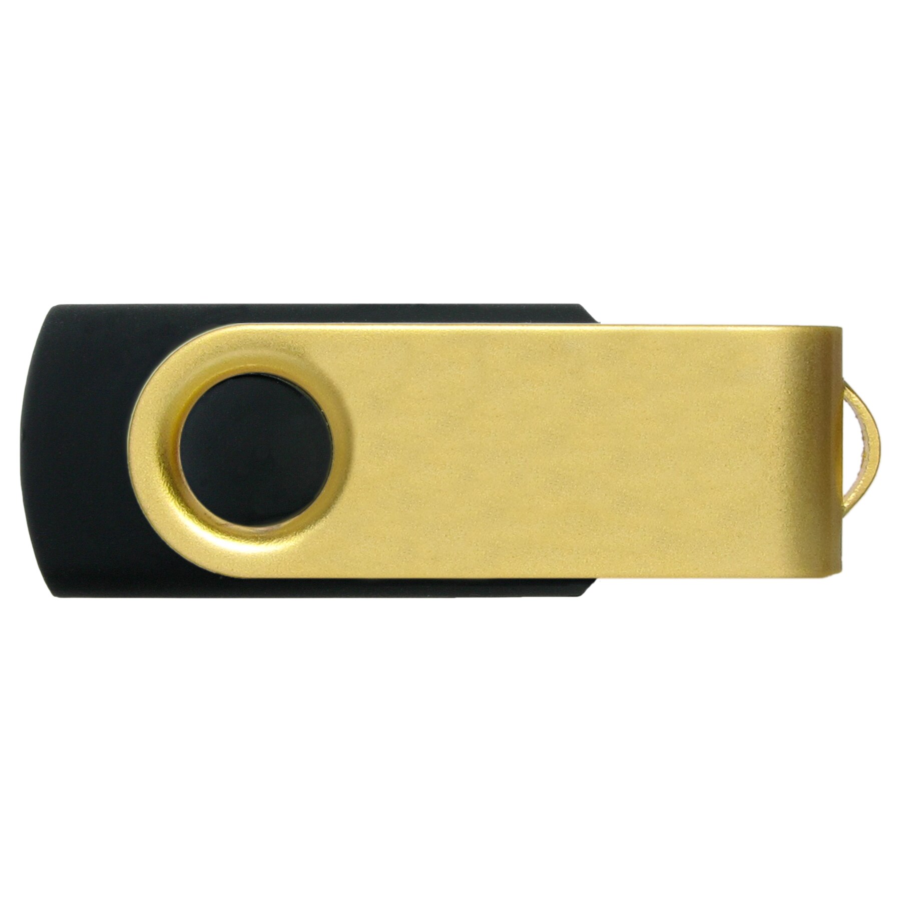 Picture of iClick® 3.0 Gold Swivel USB Flash Drive 16GB