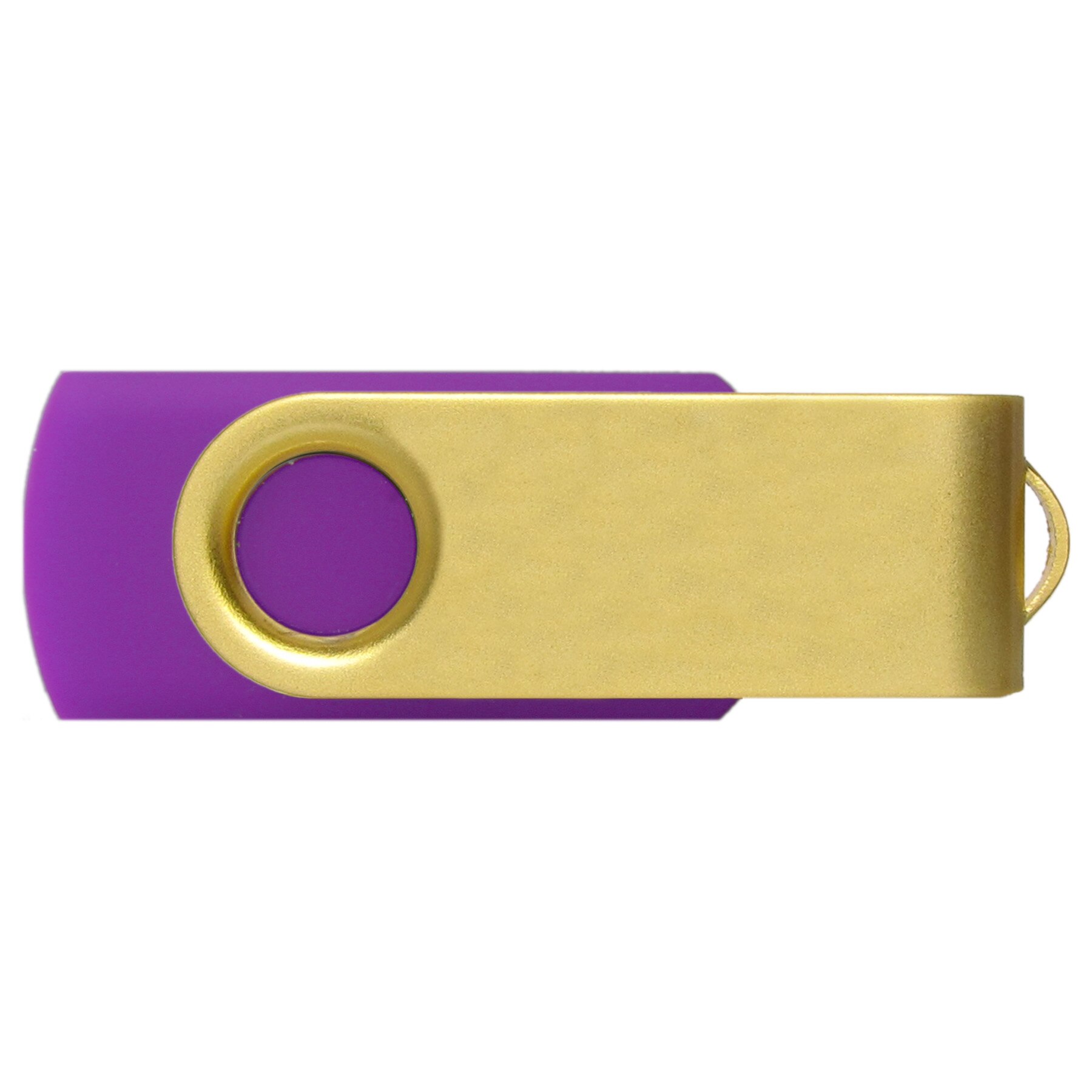 Picture of iClick® 3.0 Gold Swivel USB Flash Drive 32GB