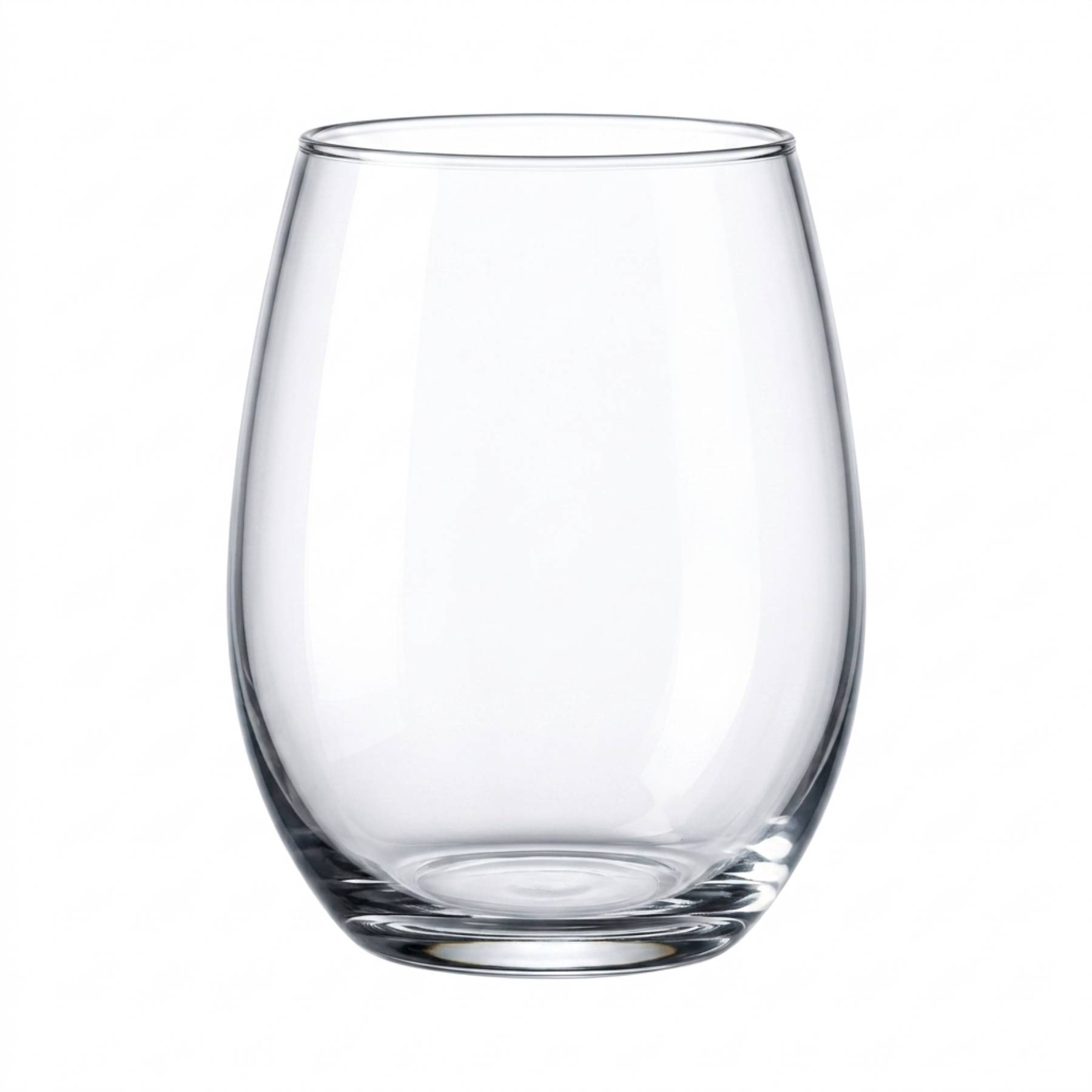 Picture of 17 oz Stemless White Wine Glass (Deep Etch)