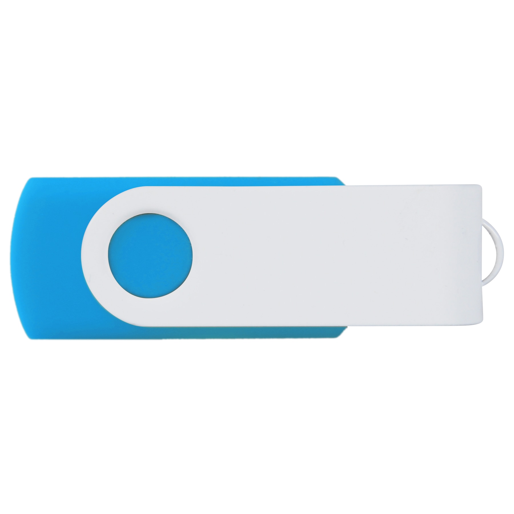 Picture of iClick® White Swivel USB Flash Drive 64GB