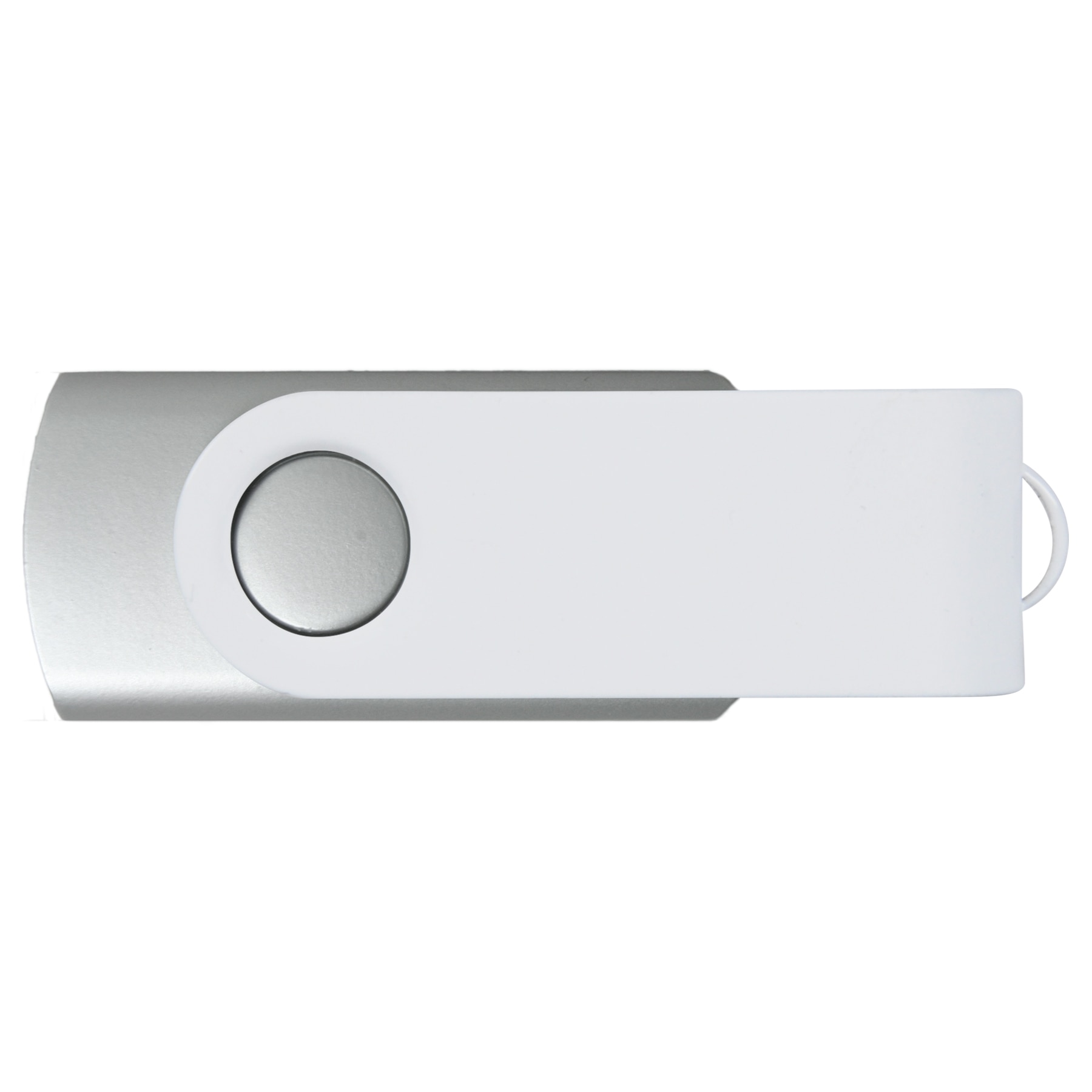 Picture of iClick® White Swivel USB Flash Drive 64GB
