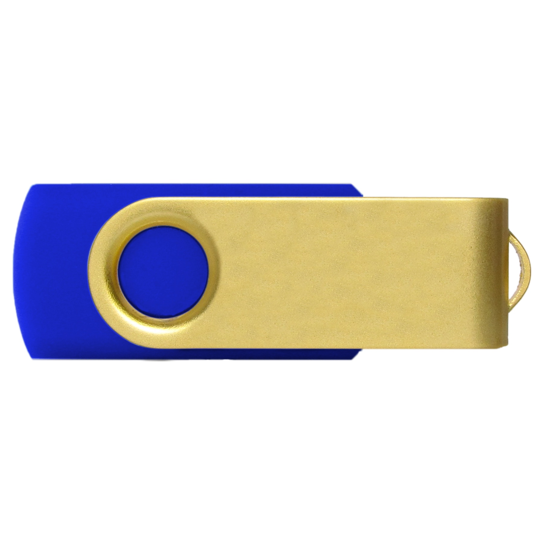 Picture of iClick® Gold Swivel USB Flash Drive 32GB