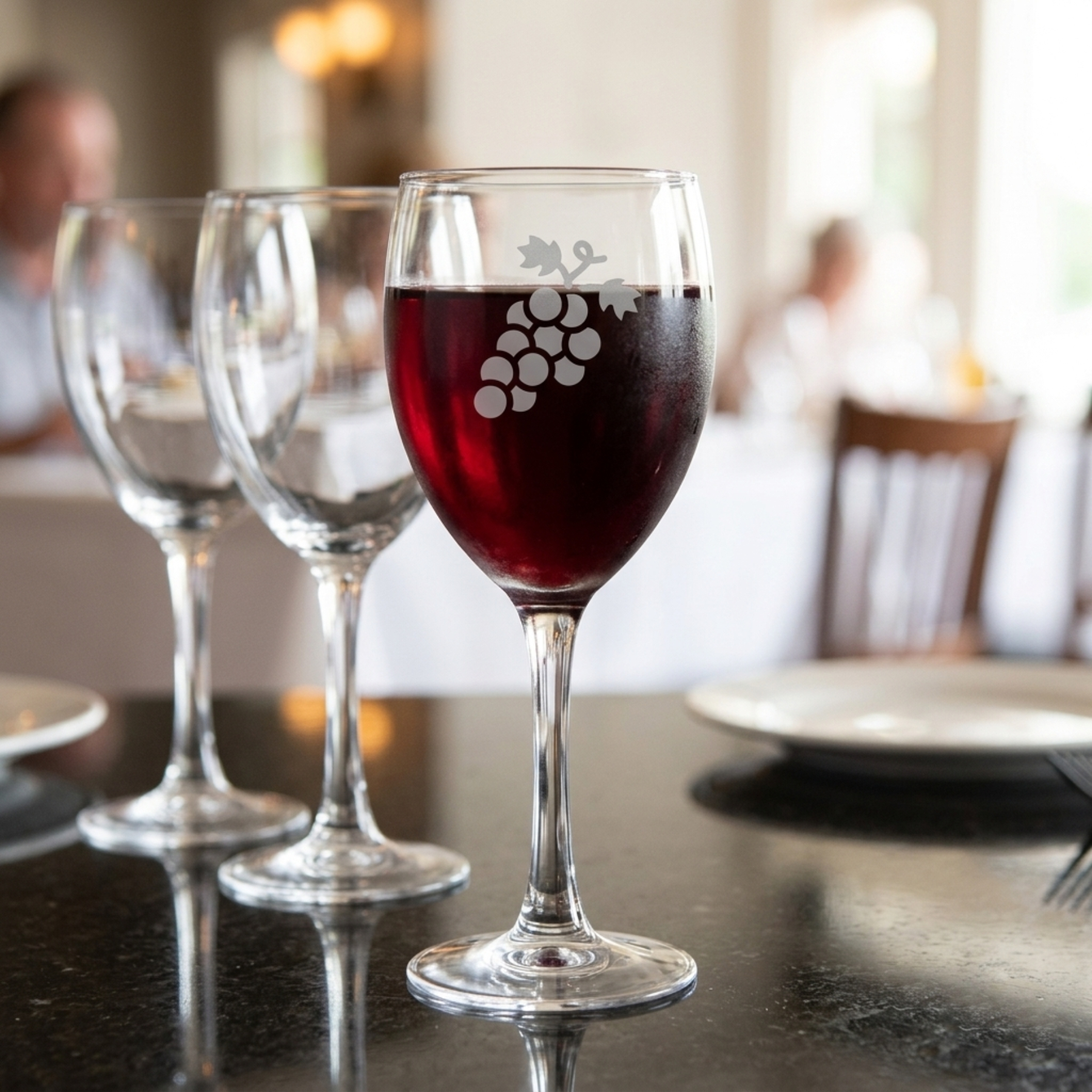 Picture of 6.5 oz Wine Glass (Deep Etch)