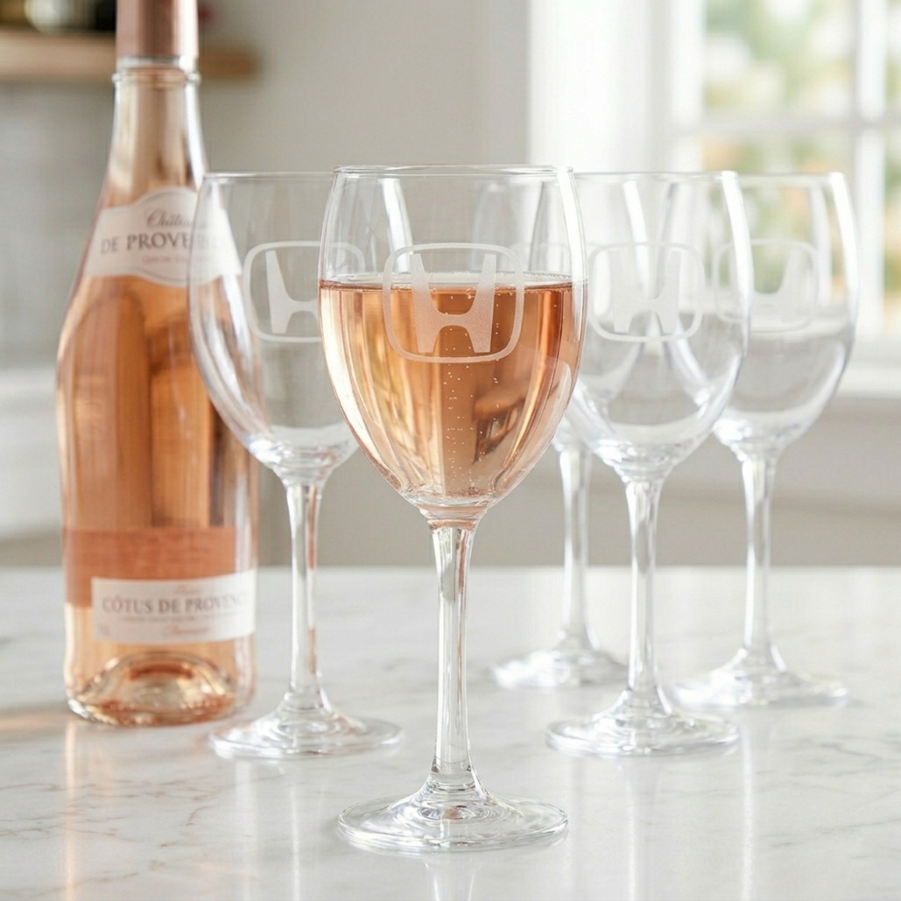 Picture of 10 oz Wine Glass (Deep Etch)