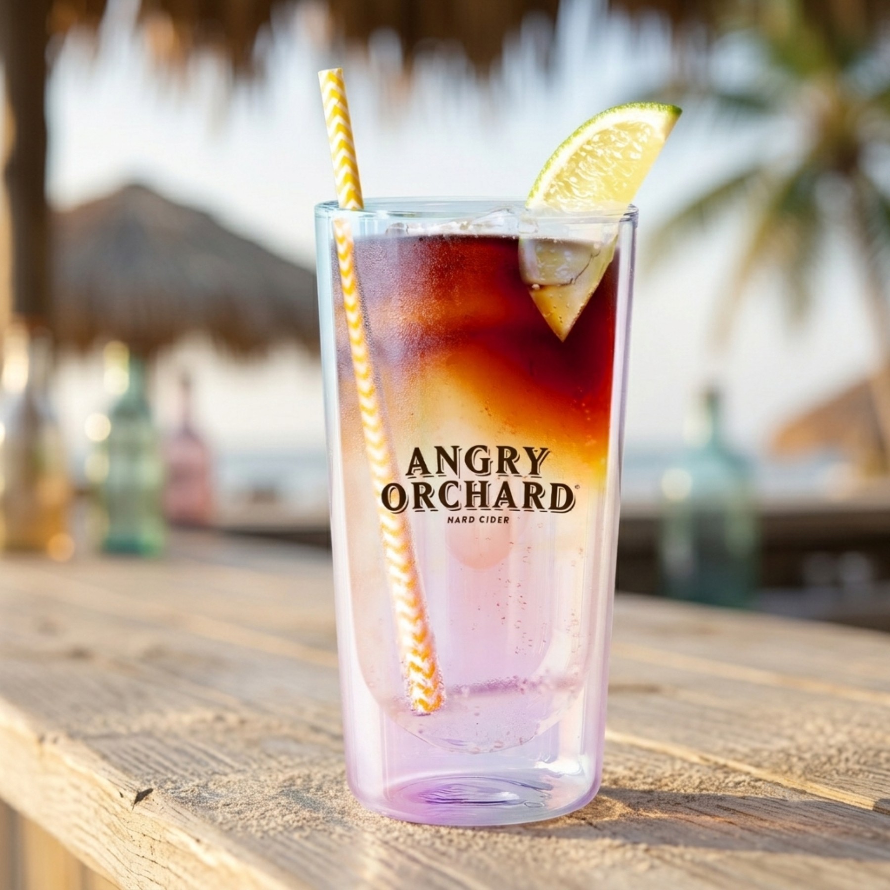Picture of 18 oz Asobu Iridescent Highball Glass