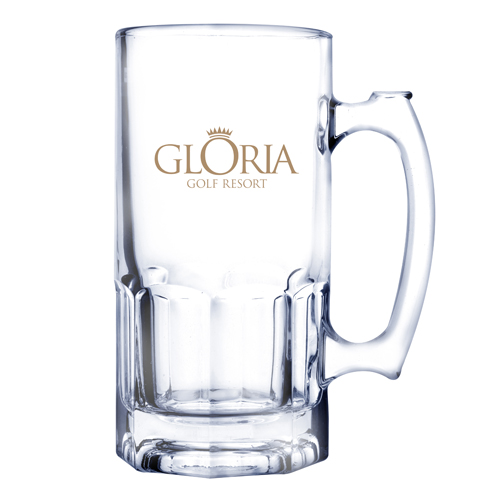 Picture of 33 oz Glass Beer Mug (Deep Etch)