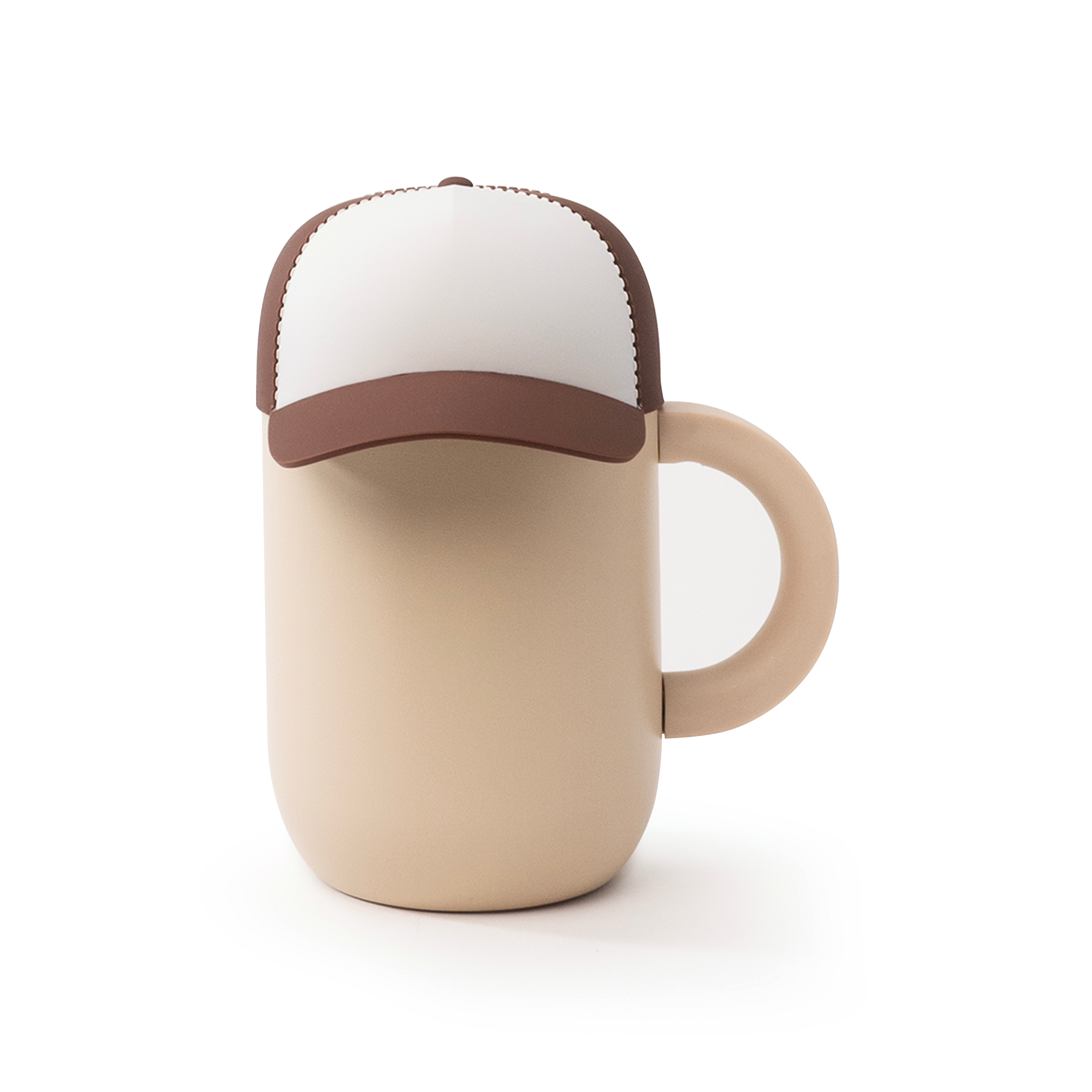Picture of 12 oz Insulated Mug with Ceramic Coated Interior - Asobu Happy Hats Cap