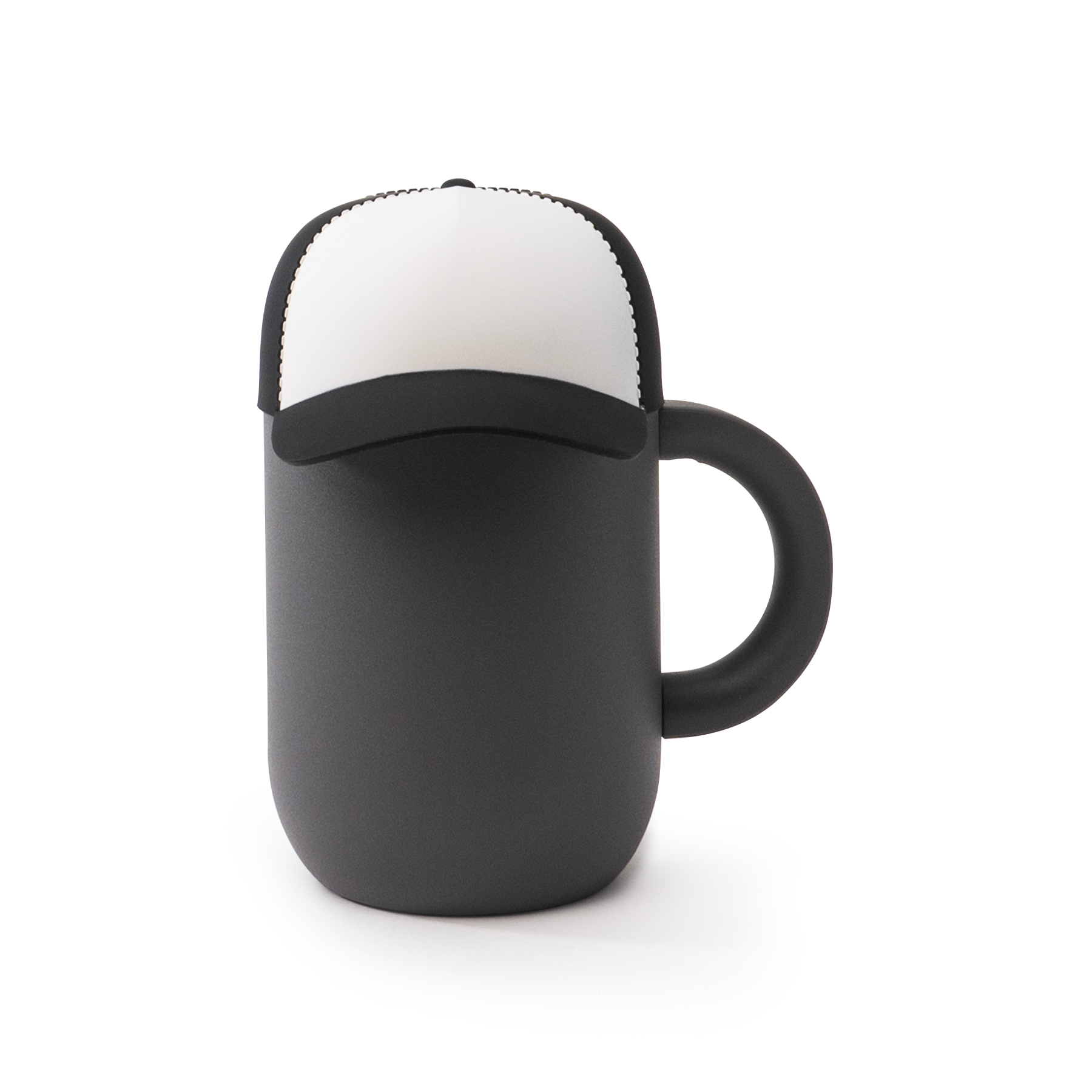 Picture of 12 oz Insulated Mug with Ceramic Coated Interior - Asobu Happy Hats Cap