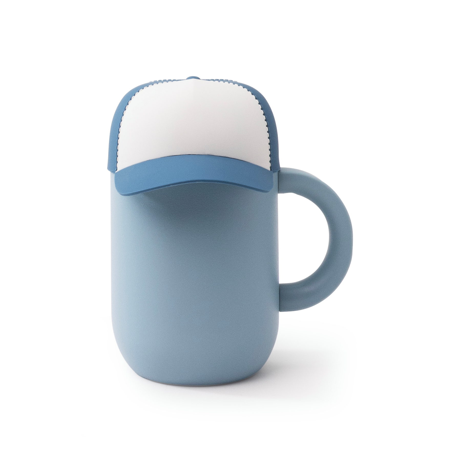 Picture of 12 oz Insulated Mug with Ceramic Coated Interior - Asobu Happy Hats Cap
