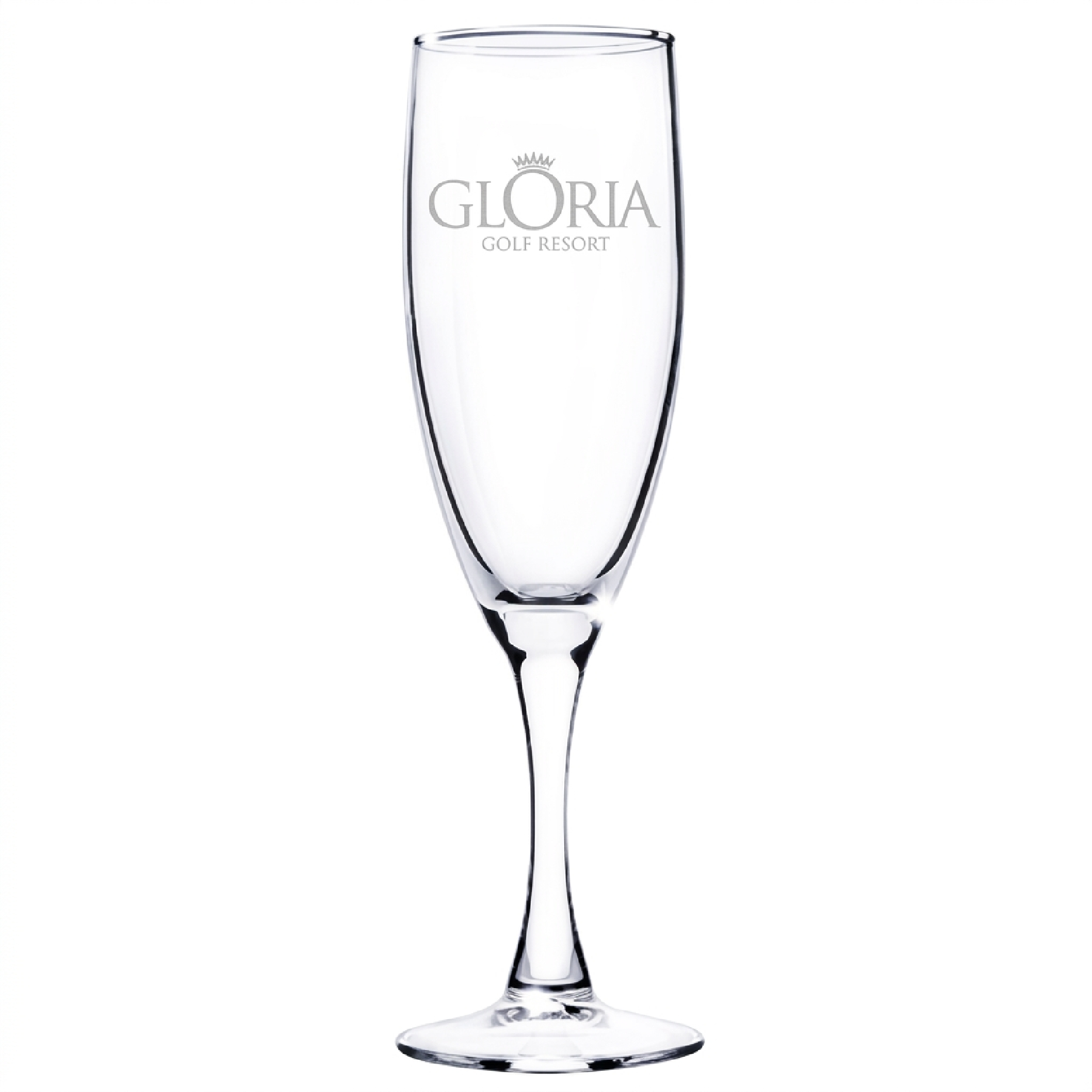 Picture of 5.75 oz Champagne Glasses With Tapered Stem, 2-Piece Set in Bellagio Box (Deep Etch)