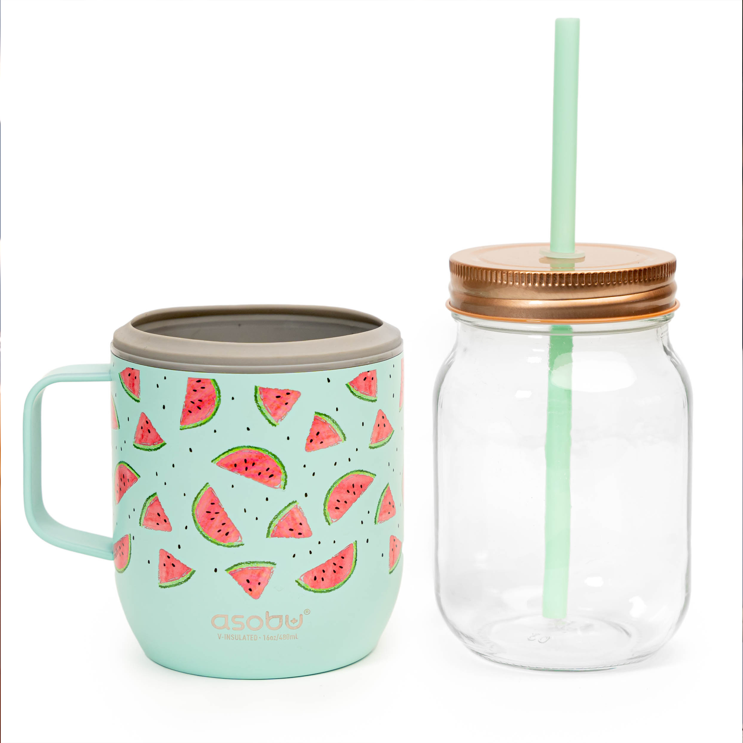 Picture of 16 oz Asobu Moonshine Jar - Set of 2