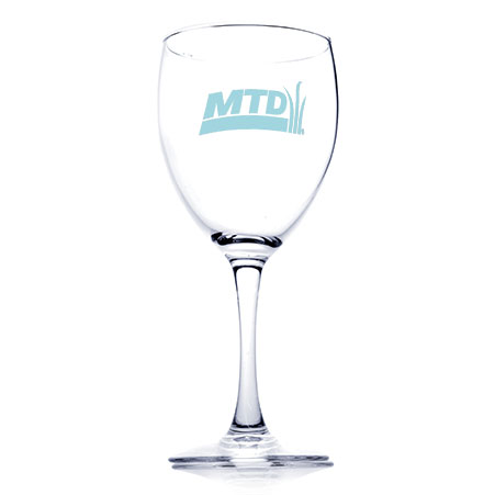 Picture of 10 oz Wine Glasses, 2-Piece Set in Bellagio Box (Deep Etch)