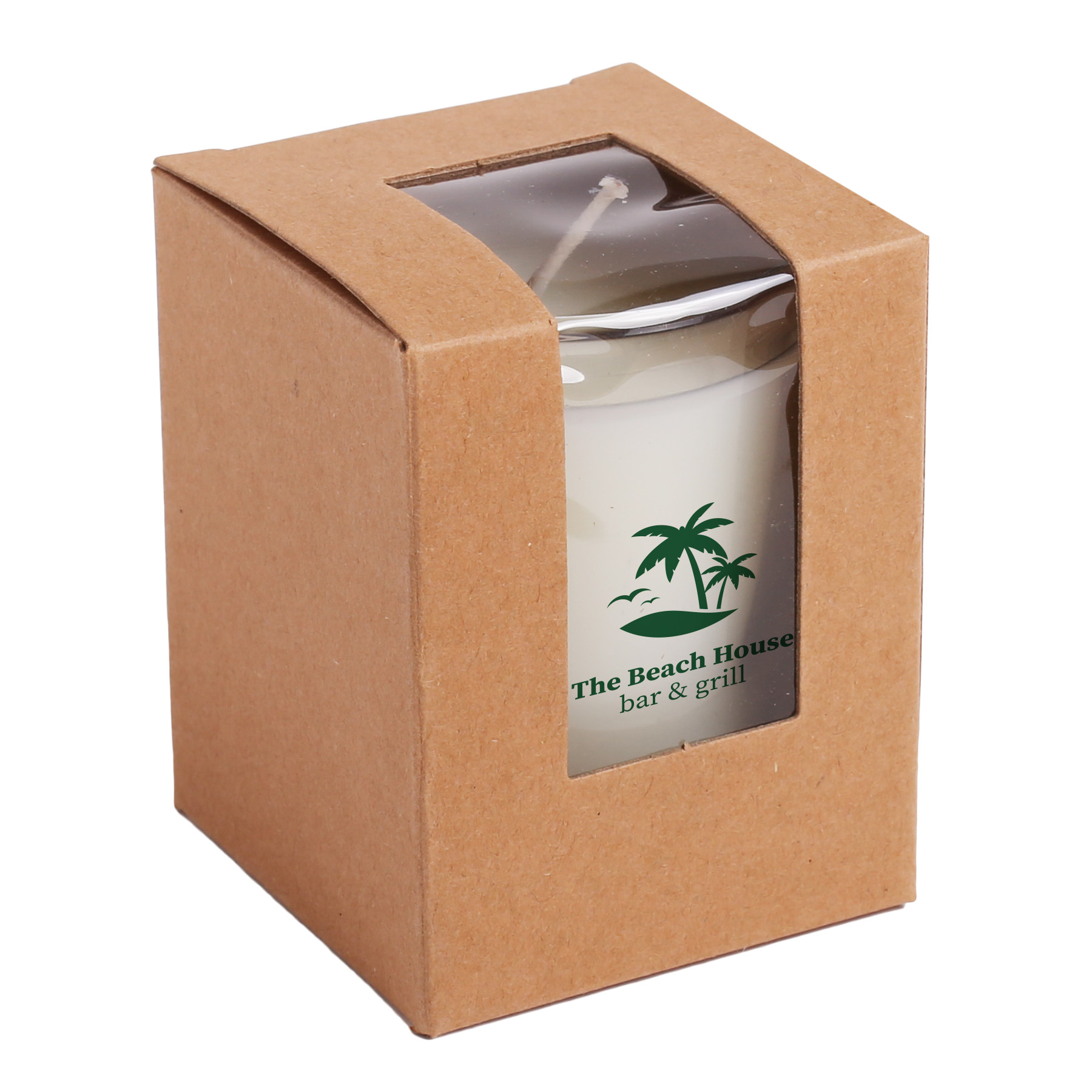 Picture of Wixie Candle with Kraft Paper Box : 3 oz