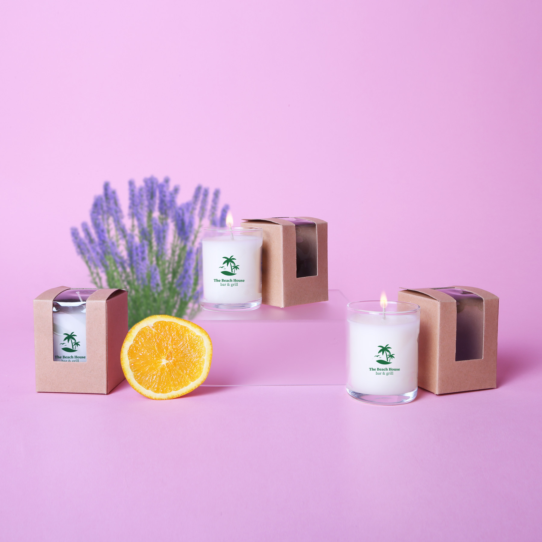 Picture of Wixie Candle with Kraft Paper Box : 3 oz