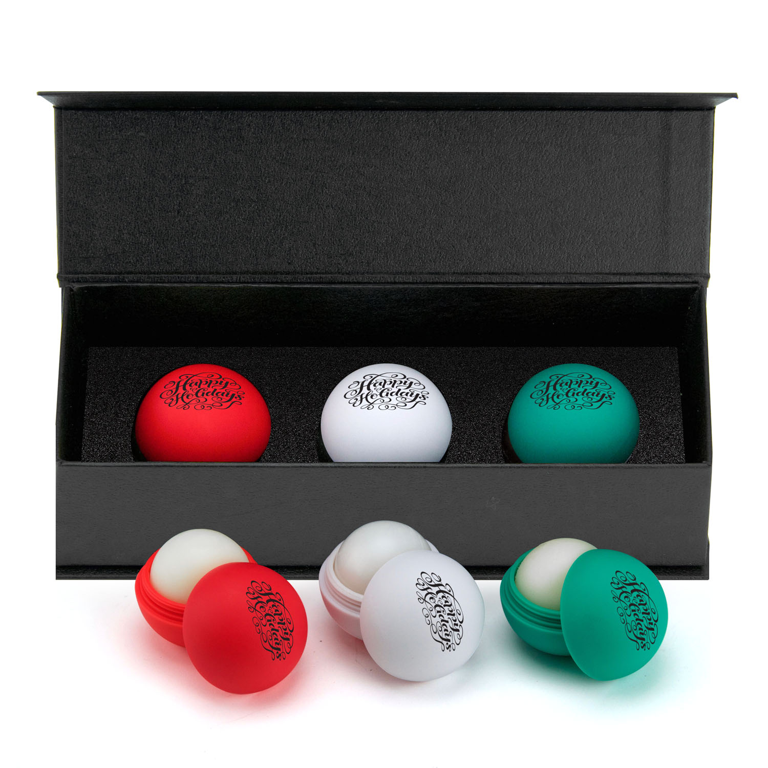 Picture of Rubber Lip Balm Moisturizer Ball Set