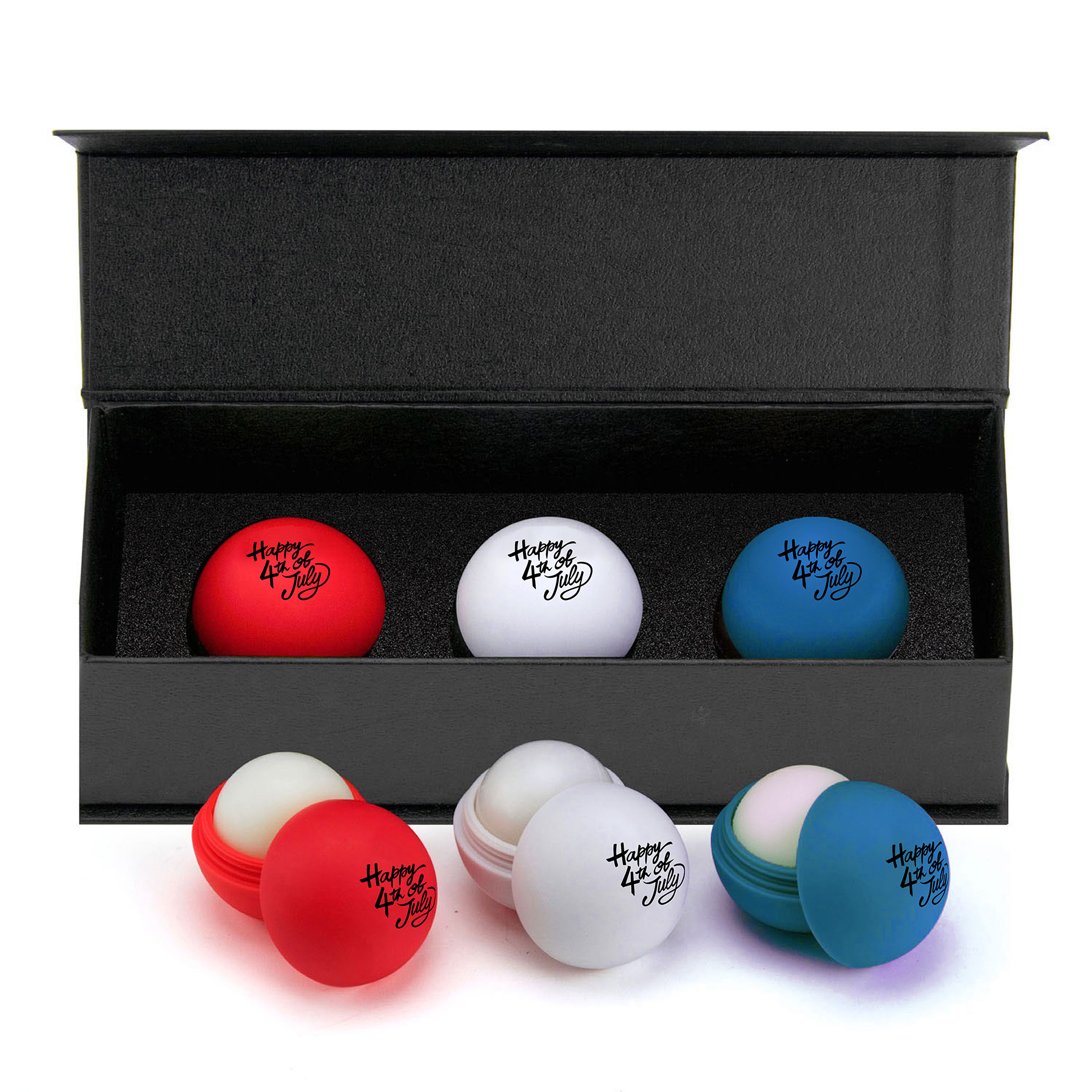 Picture of Rubber Lip Balm Moisturizer Ball Set