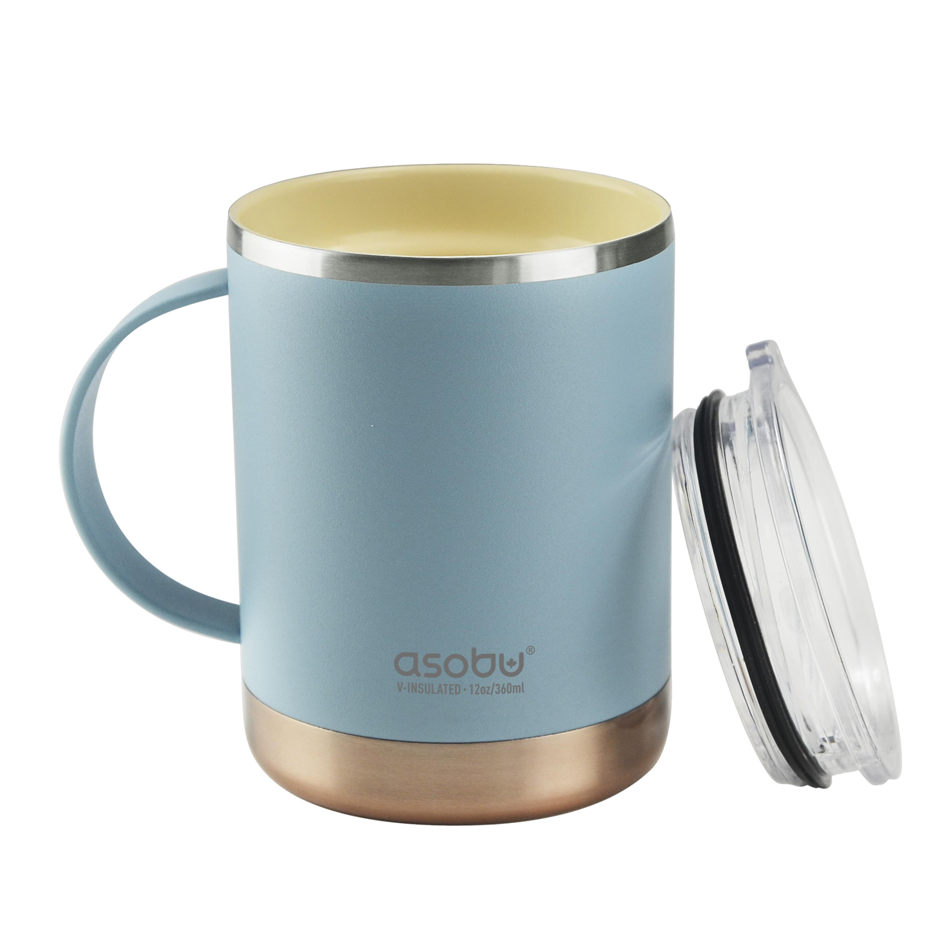 Picture of 12 oz Asobu Ultimate Mug with Metallic Packaging (Set of 2)