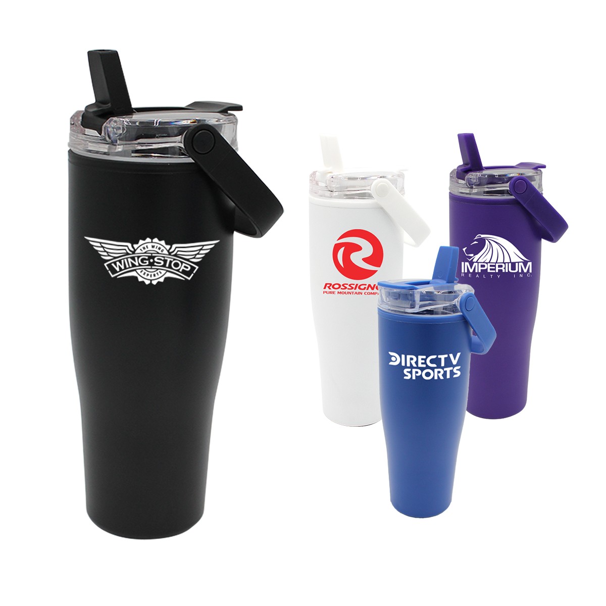 Picture of 30 oz. Recycled Tumbler with Handle Lid