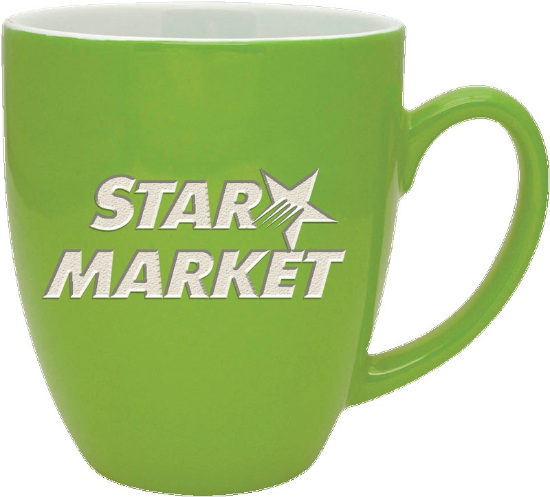 Picture of 16 Oz. Duo-Tone Bistro Collection Ceramic Mug - Etched