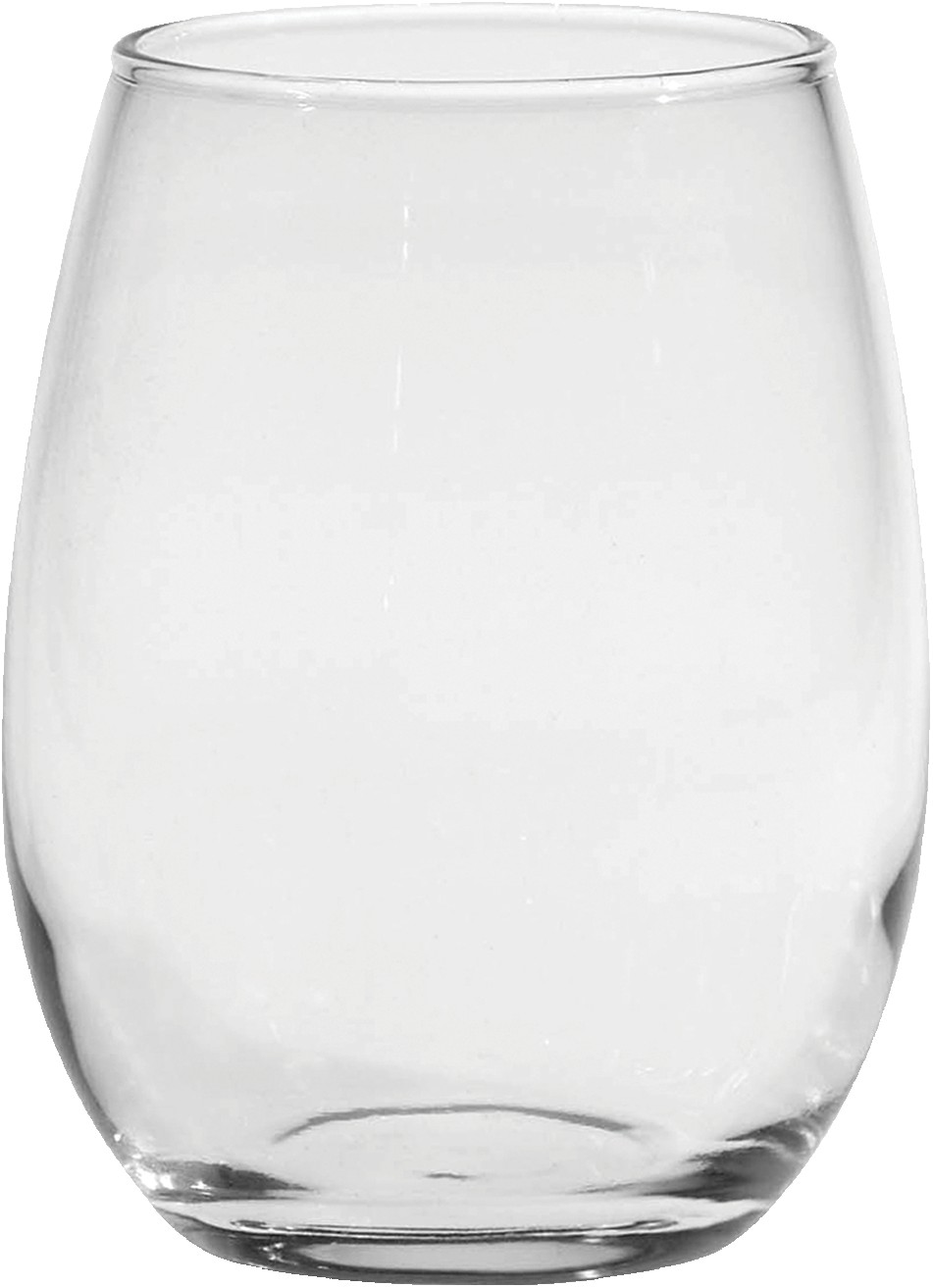 Picture of 15 Oz. Stemless White Wine Glass - Etched