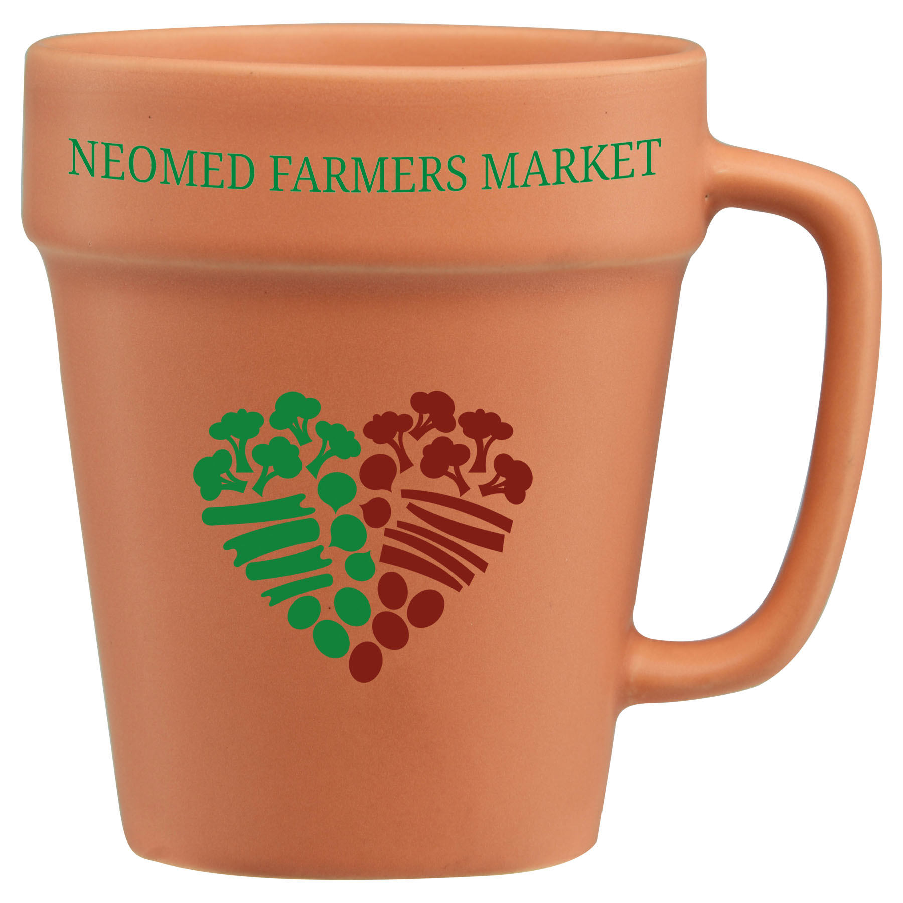 Picture of 14 Oz. Terra Cotta Flower Pot Mug