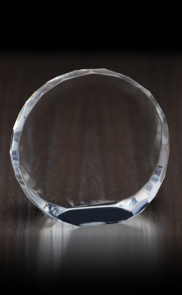 Picture of Tilting Circle Paperweight Award
