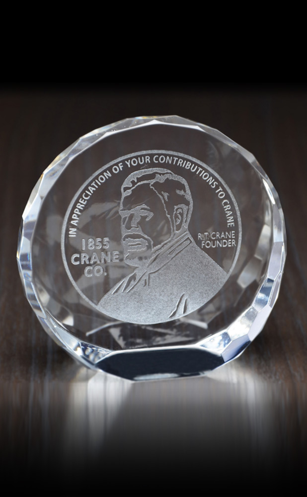 Picture of Tilting Circle Paperweight Award