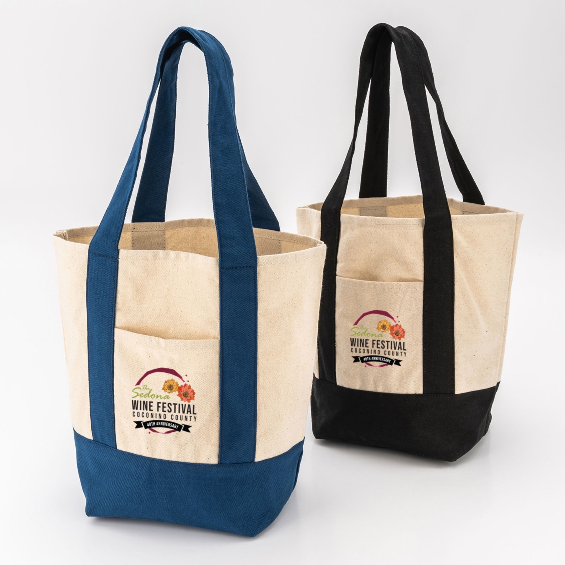 Picture of Full Color Saratoga Mini Cotton Canvas Tote 12 Oz
