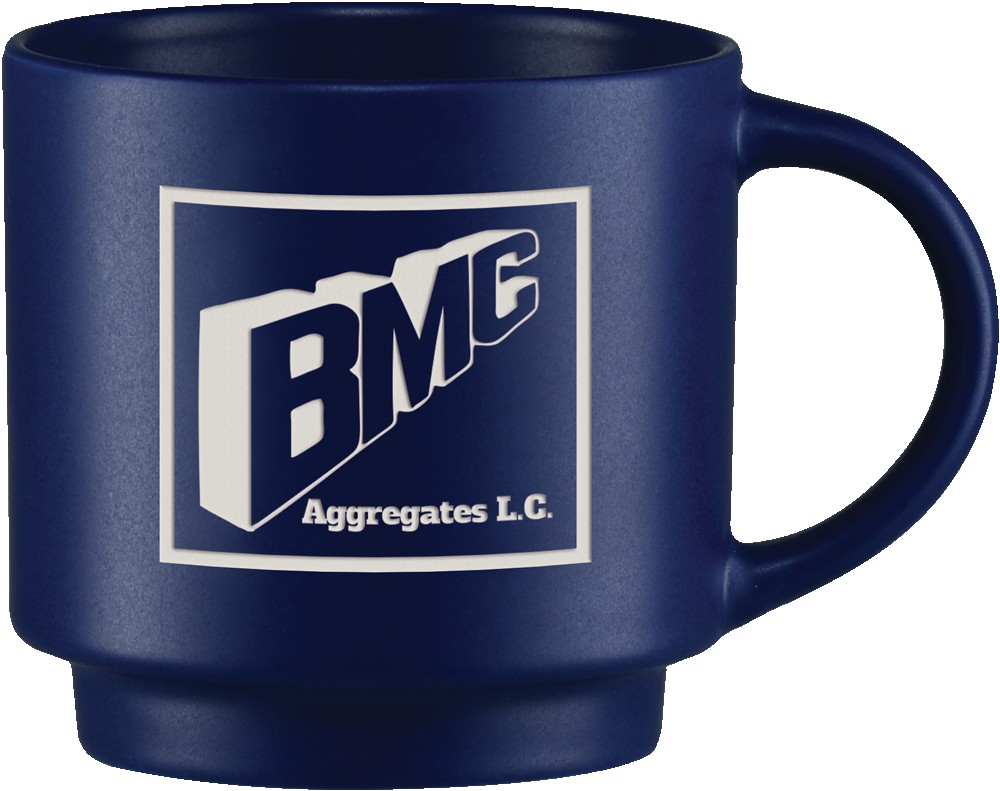 Picture of 14 Oz. Stack-n-Sip Collection Ceramic Mug - Deep Etched