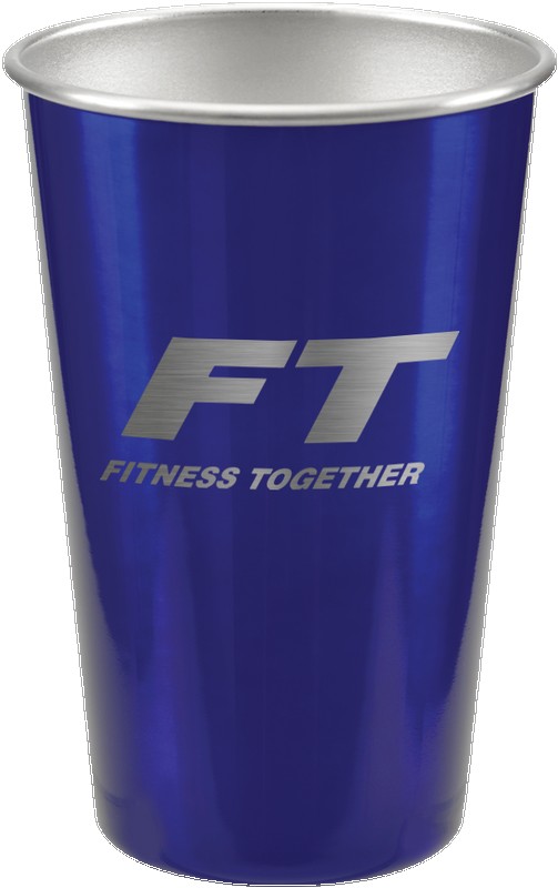 Picture of 16 Oz. Stainless Steel Pint Cup - Laser Etched