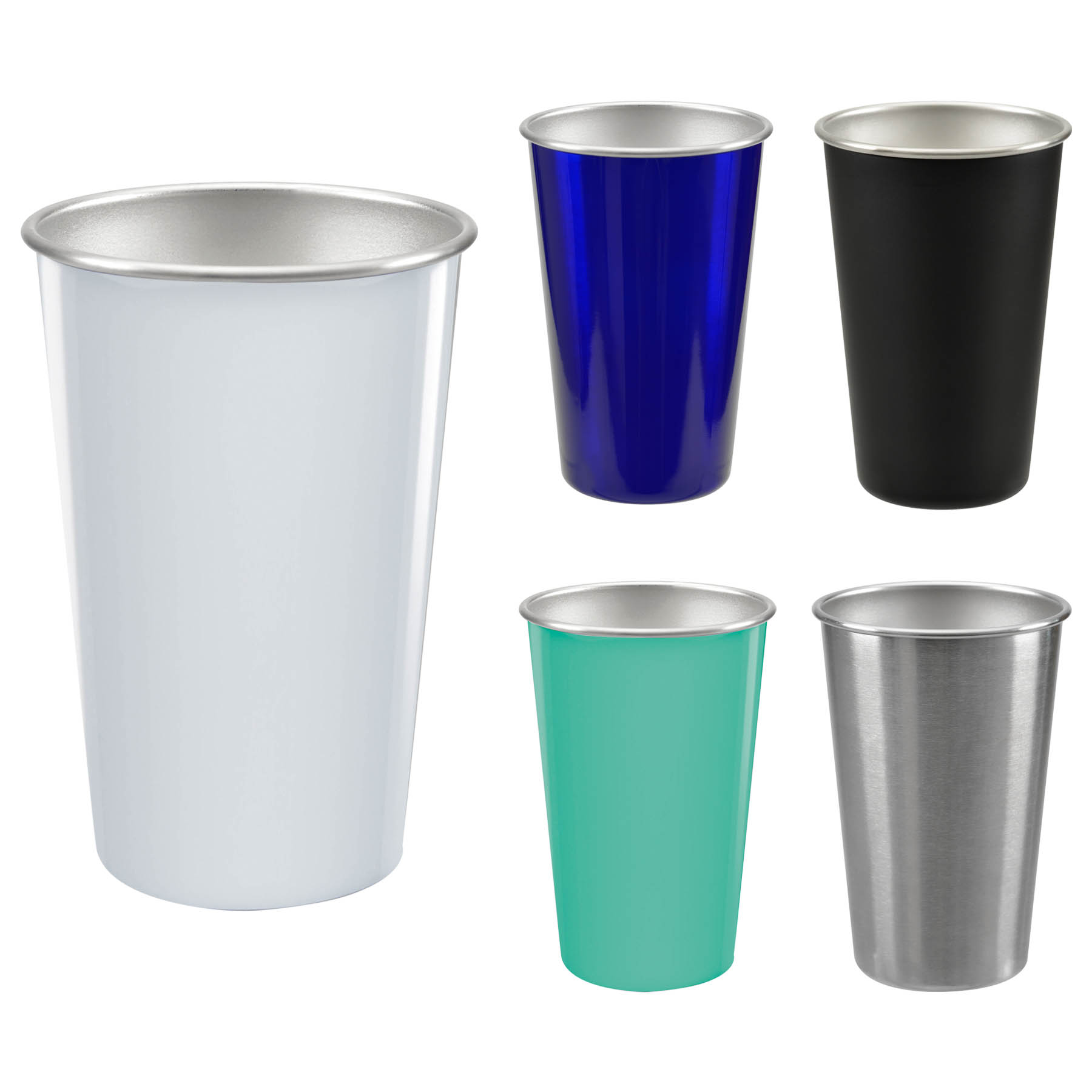 Picture of 16 Oz. Stainless Steel Pint Cup - Laser Etched