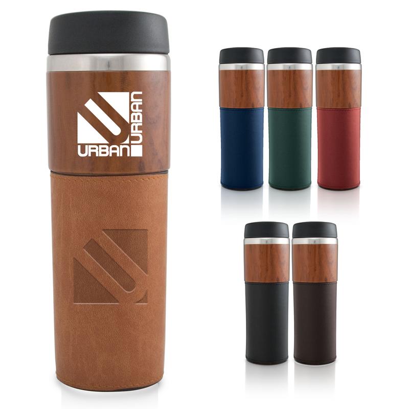 Picture of 14 Oz. Alta Series Woodgrain Tumbler w/Sleeve