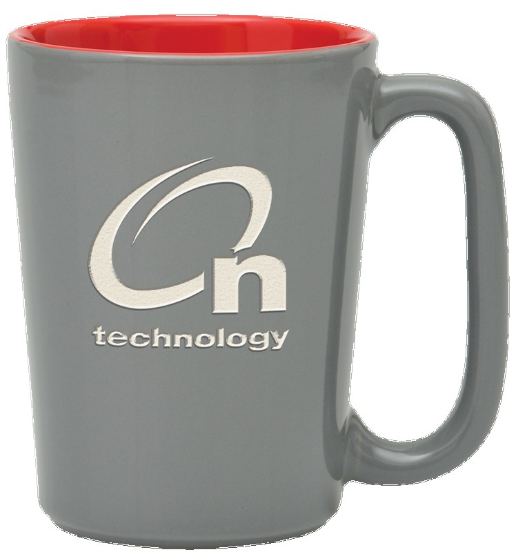 Picture of 16 Oz. Slat Series Ceramic Mug- Etched