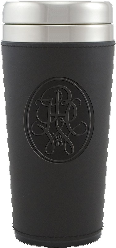 Picture of 16 Oz. Regency Stainless Tumbler w/Leatherette Sleeve