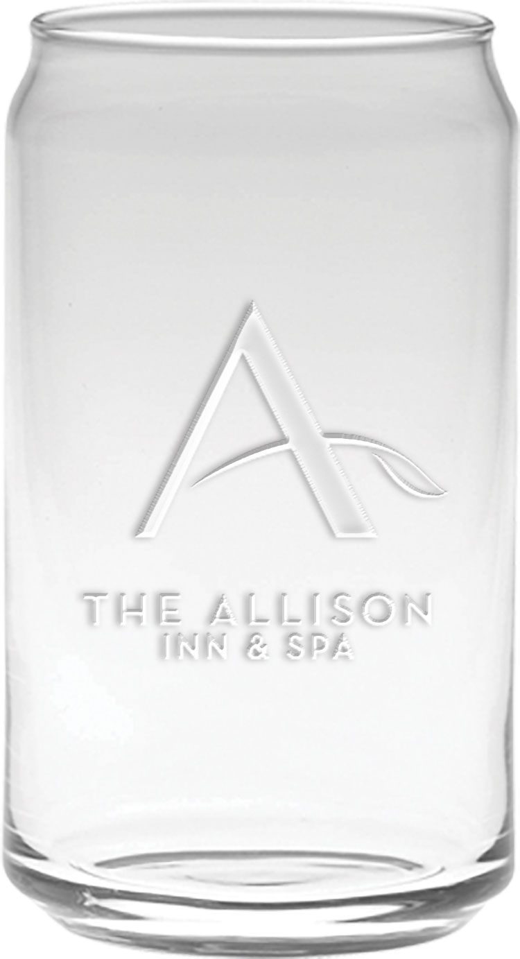 Picture of 16 Oz. Soda Can Glass - Etched