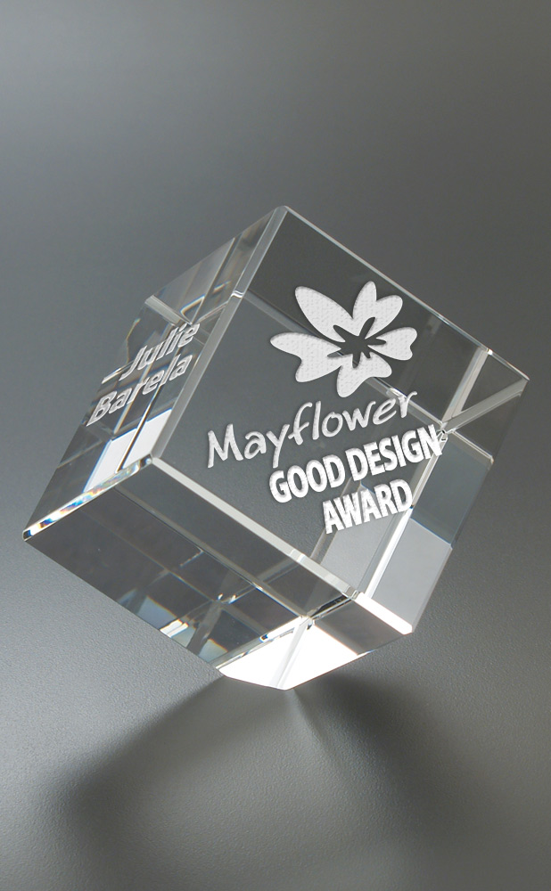 Picture of Tilting Cube Paperweight Award