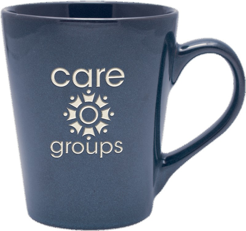 Picture of 14 Oz. Reactive Glaze Serenity Café Collection Ceramic Mug - Etched