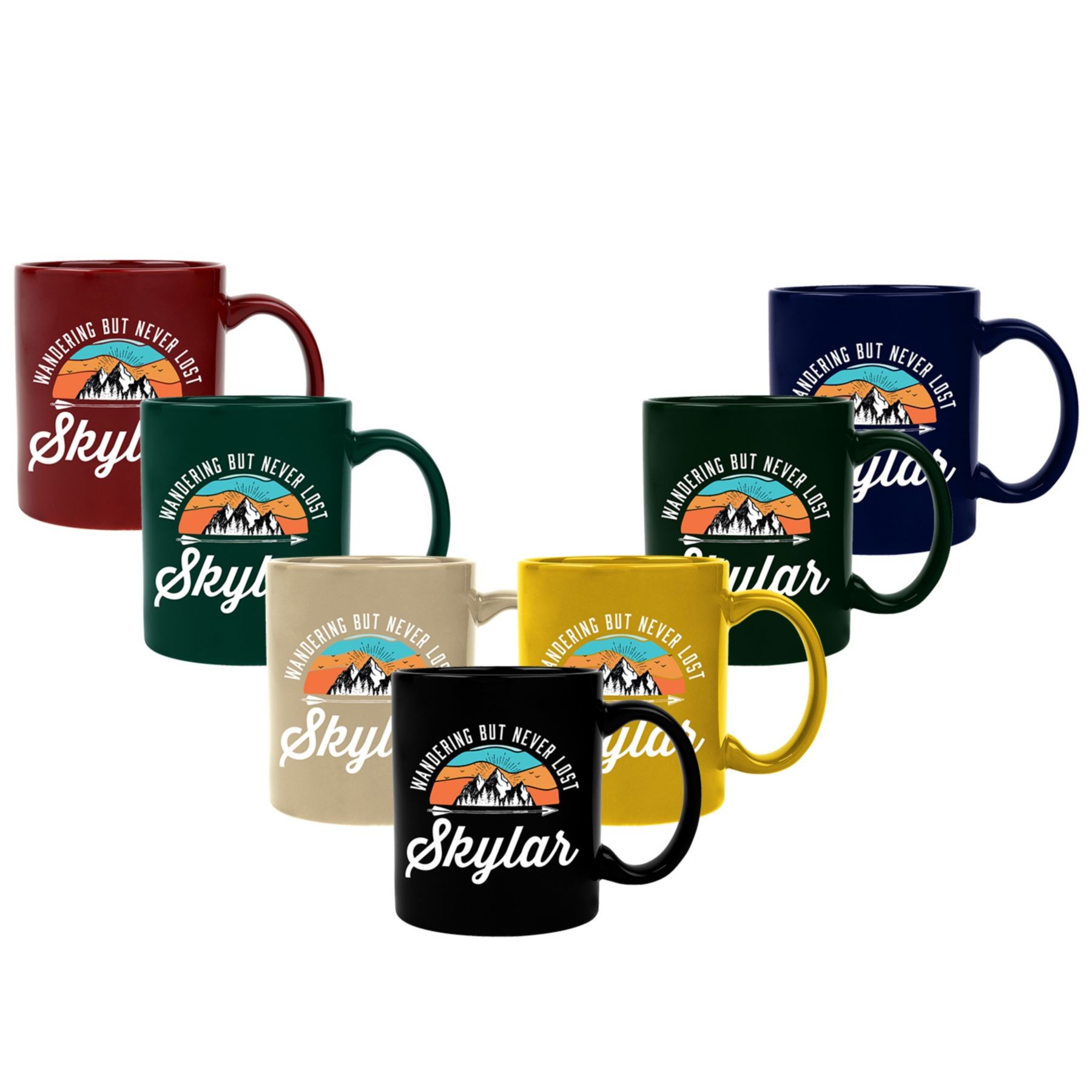 Picture of Pod Color Ceramic Mug Full Color 11 Oz
