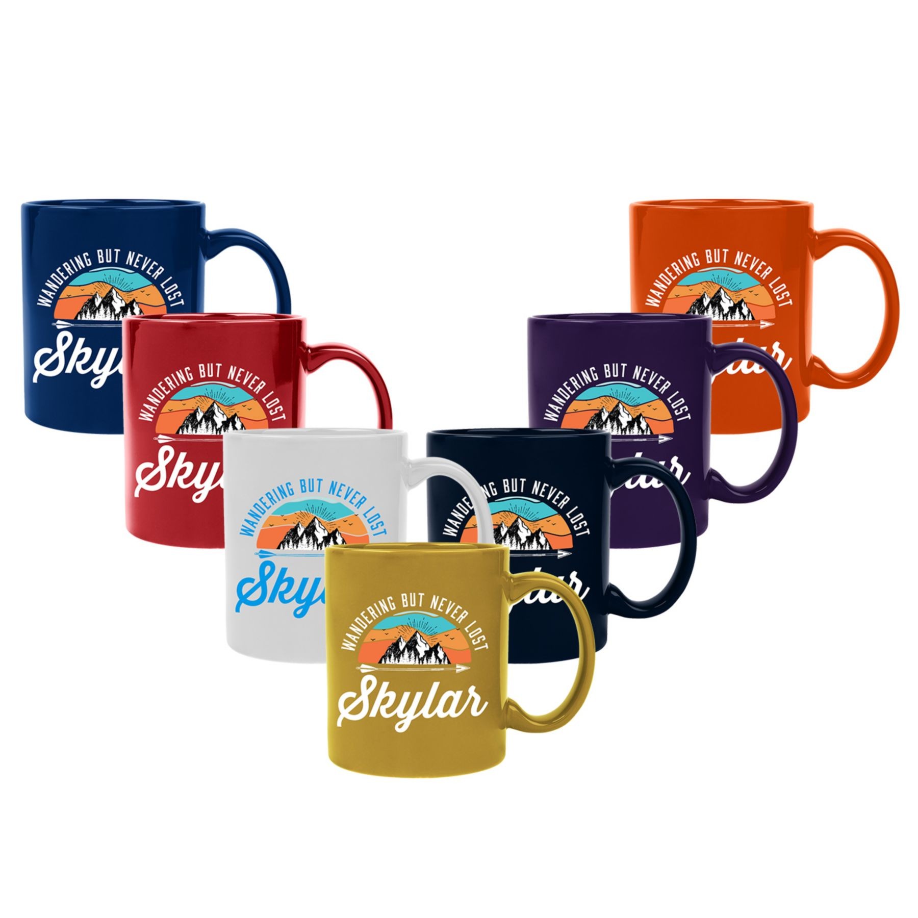 Picture of Pod Color Ceramic Mug Full Color 11 Oz