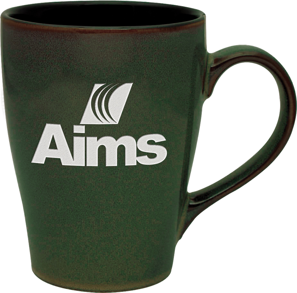 Picture of 16 Oz. Reactive Glaze Sherwood Collection Ceramic Mug - Deep Etched
